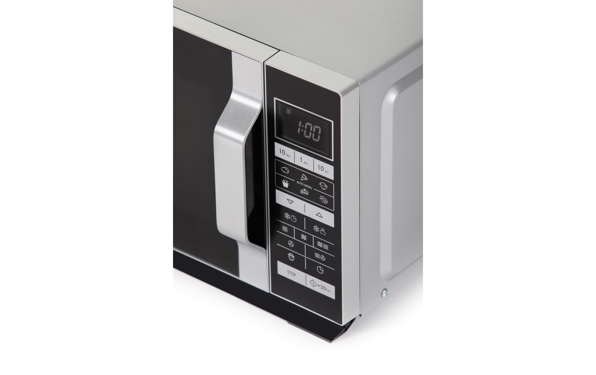 Sharp Mikrowelle »R860S Silberfarben Schwarz«, 900 W