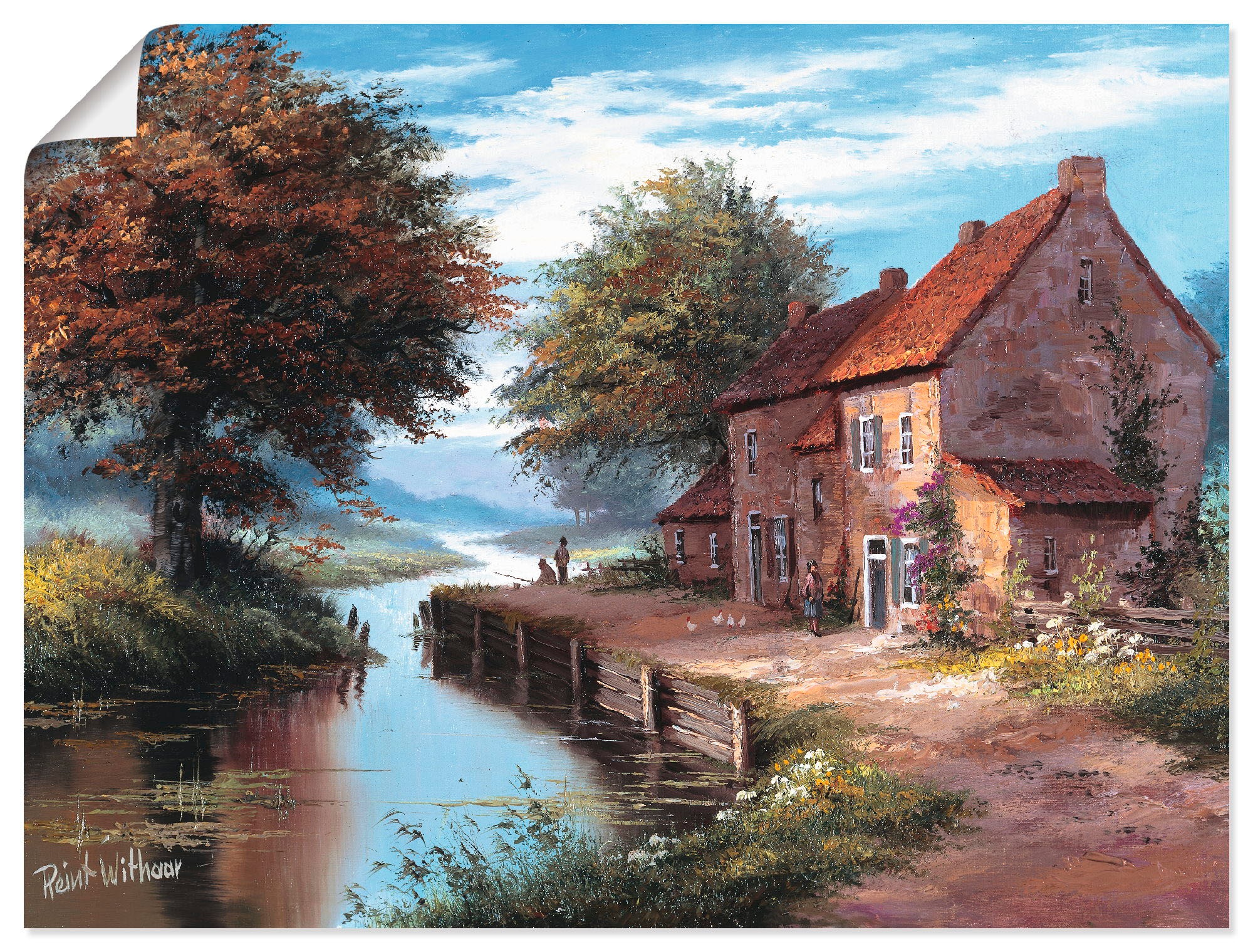 Artland Wandbild »Früher Morgen«, (1 online Leinwandbild, versch. Grössen kaufen St.), Wandaufkleber oder Poster | als Jelmoli-Versand in Gewässer