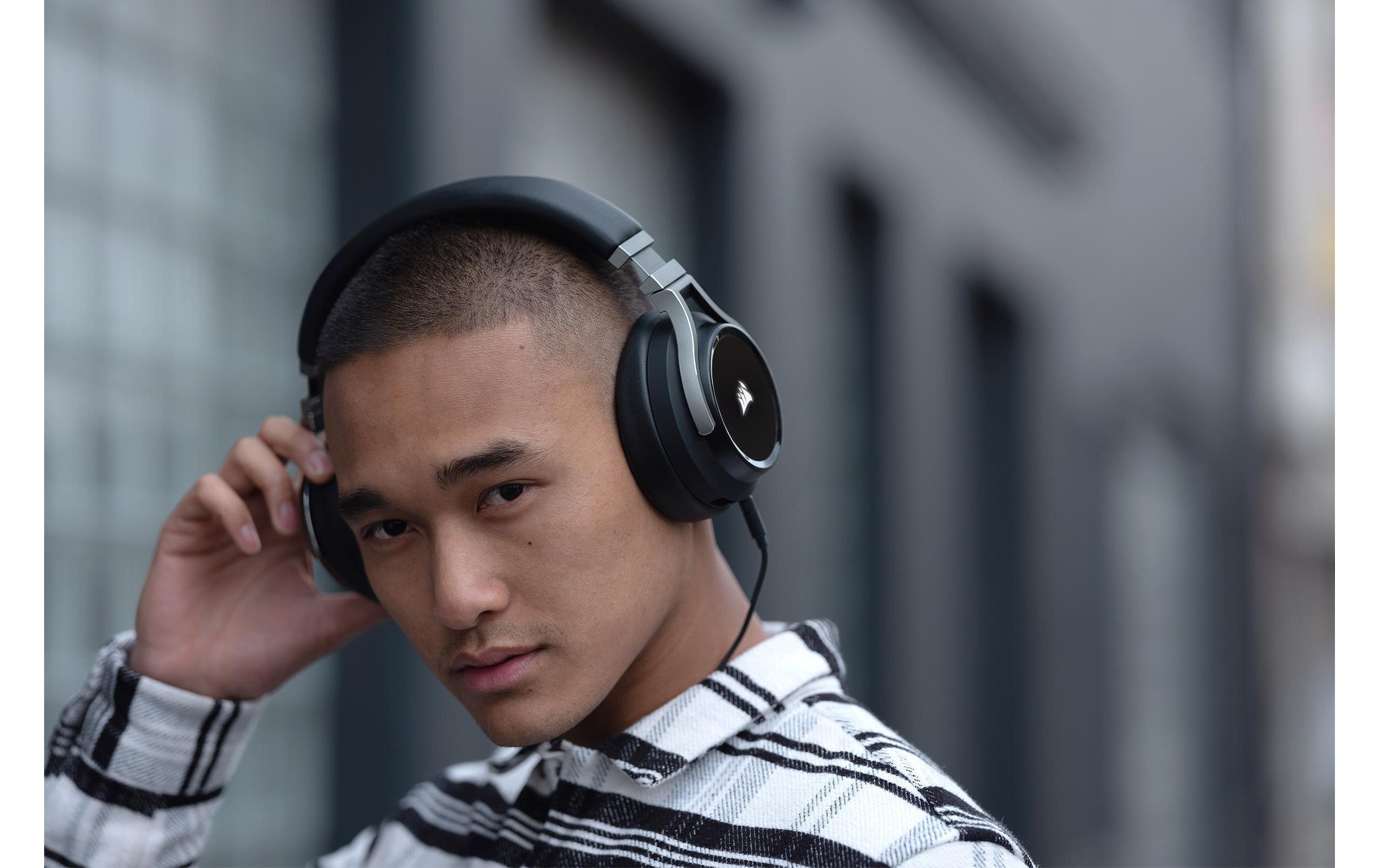 Corsair Gaming-Headset »Virtuoso RGB Wireless Carbon«, Mikrofon abnehmbar