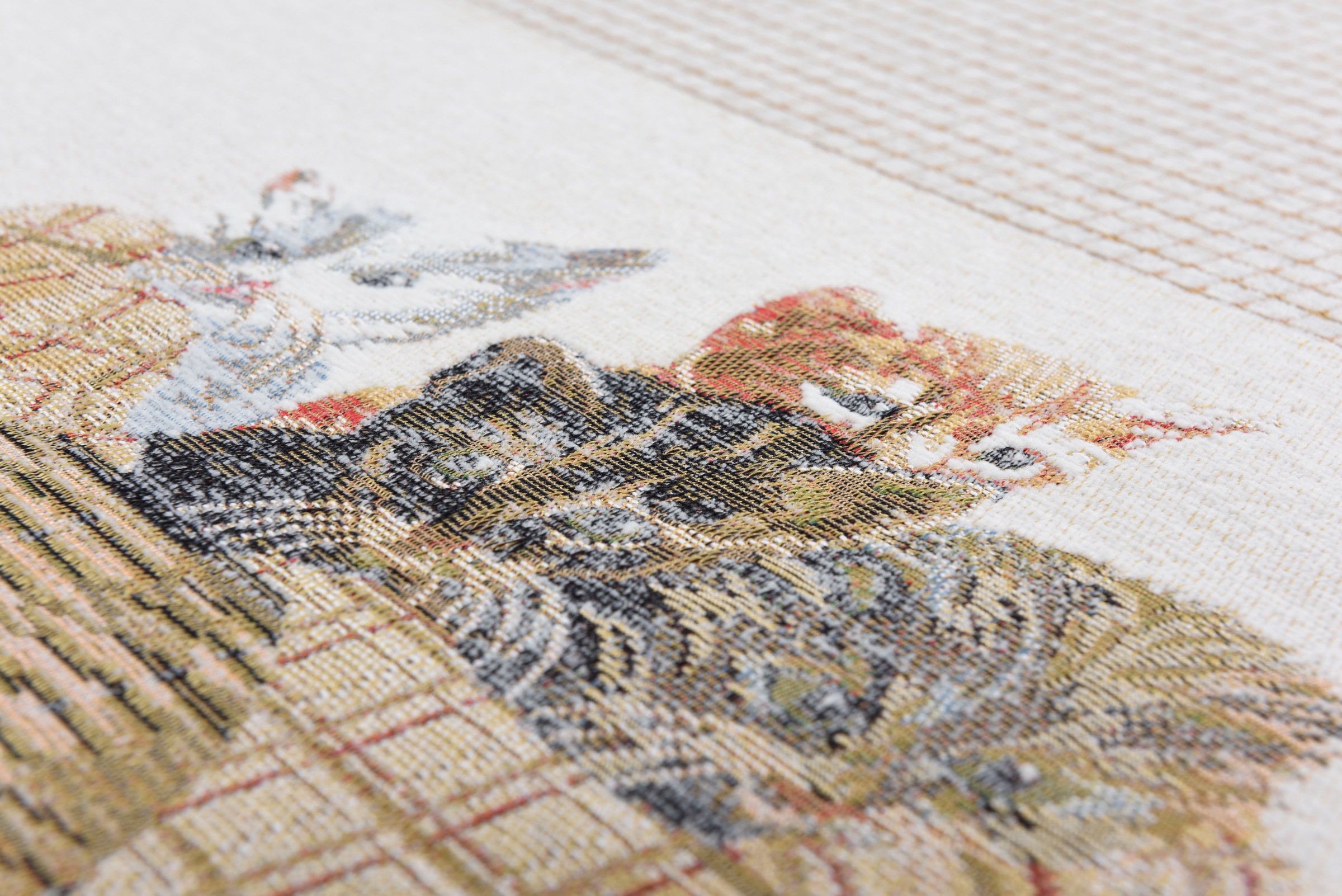 THEKO Teppich »Flomi Kitten«, rechteckig, 4 mm Höhe, mit Bordüre und niedlichem Katzenmotiv