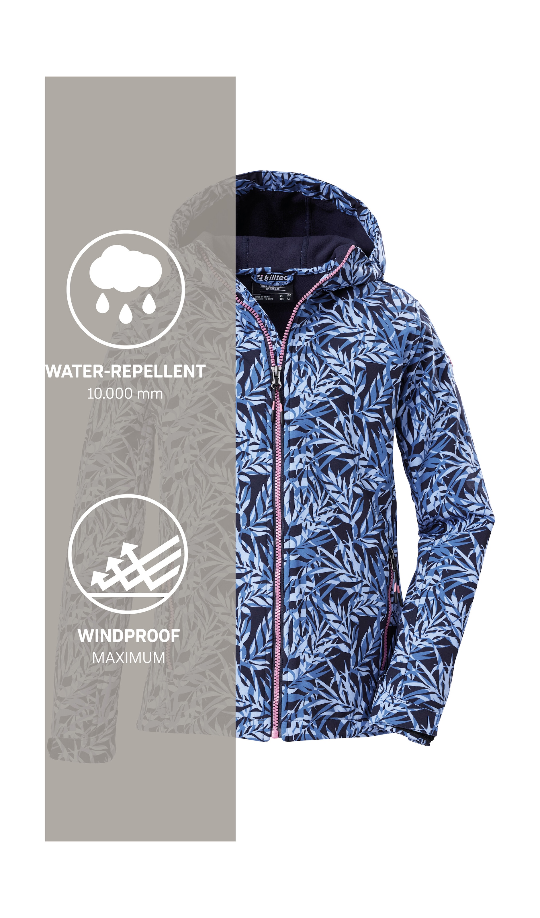 Killtec Softshelljacke »Mädchen Softshelljacke Print«