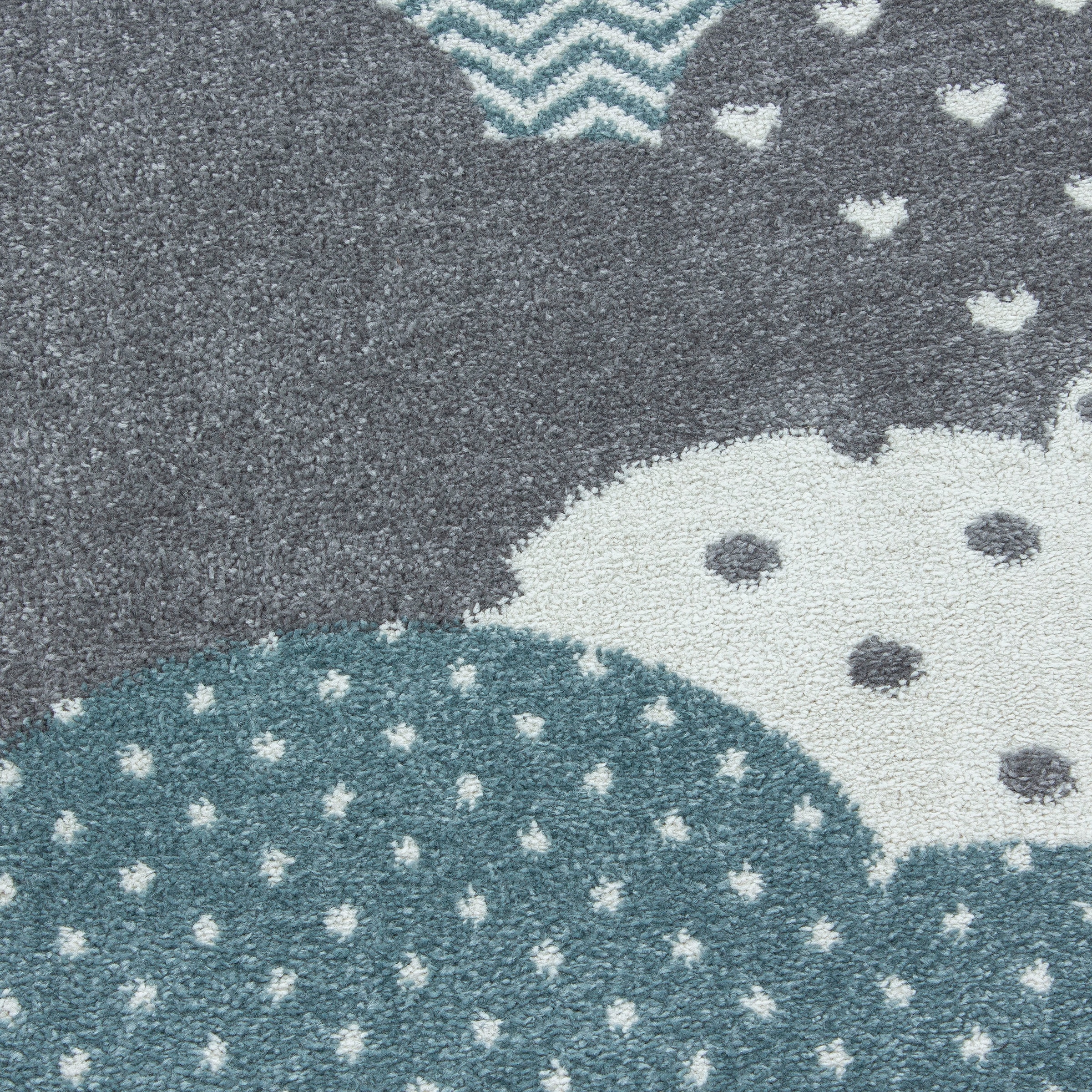 Ayyildiz Teppiche Kinderteppich »Bambi 820«, rechteckig, 11 mm Höhe, auch in rund, Wolken Motiv, Kurzflor