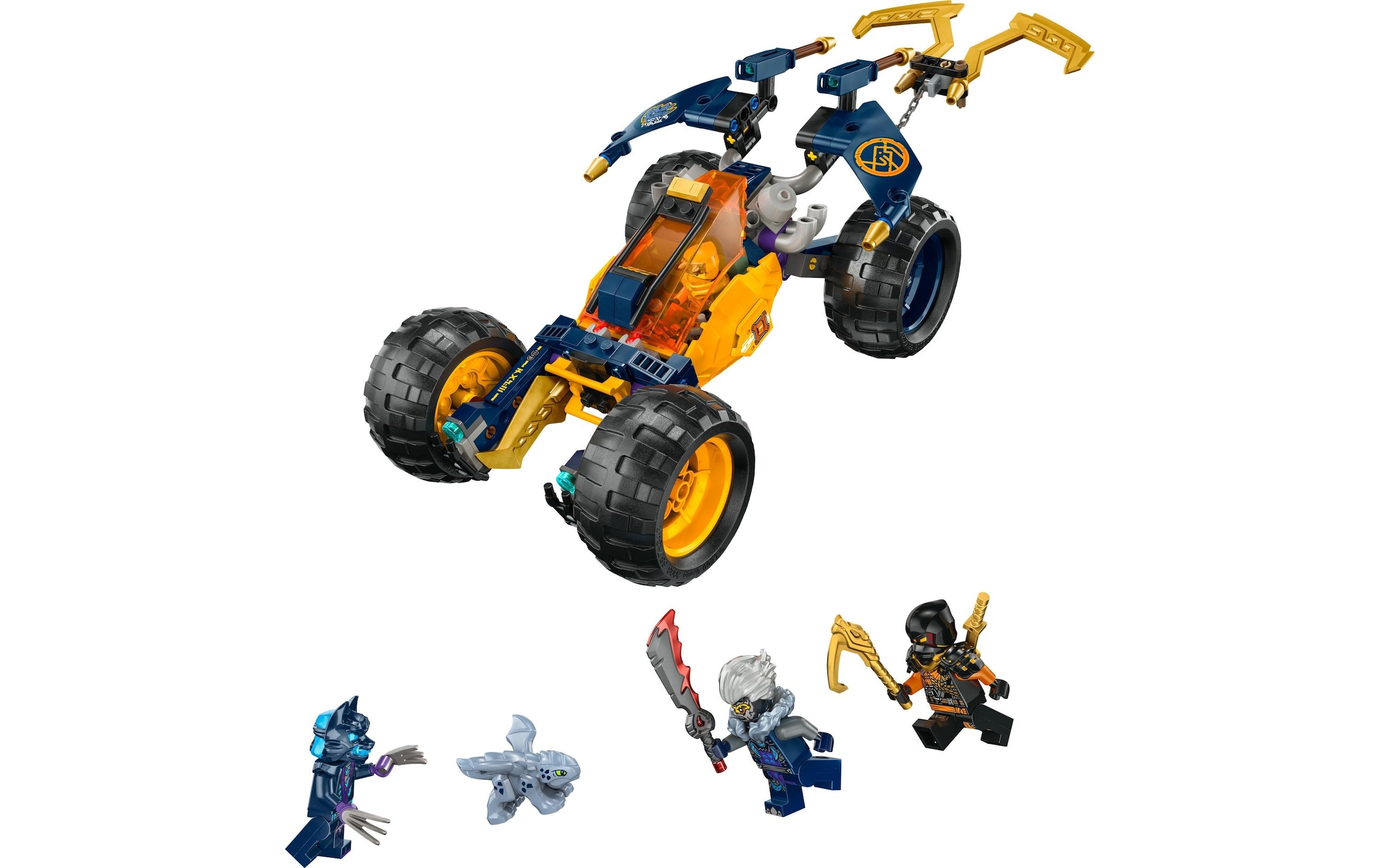 LEGO® Spielbausteine »Ninjago Arins Ninja-Geländebuggy 71811«, (267 St.)