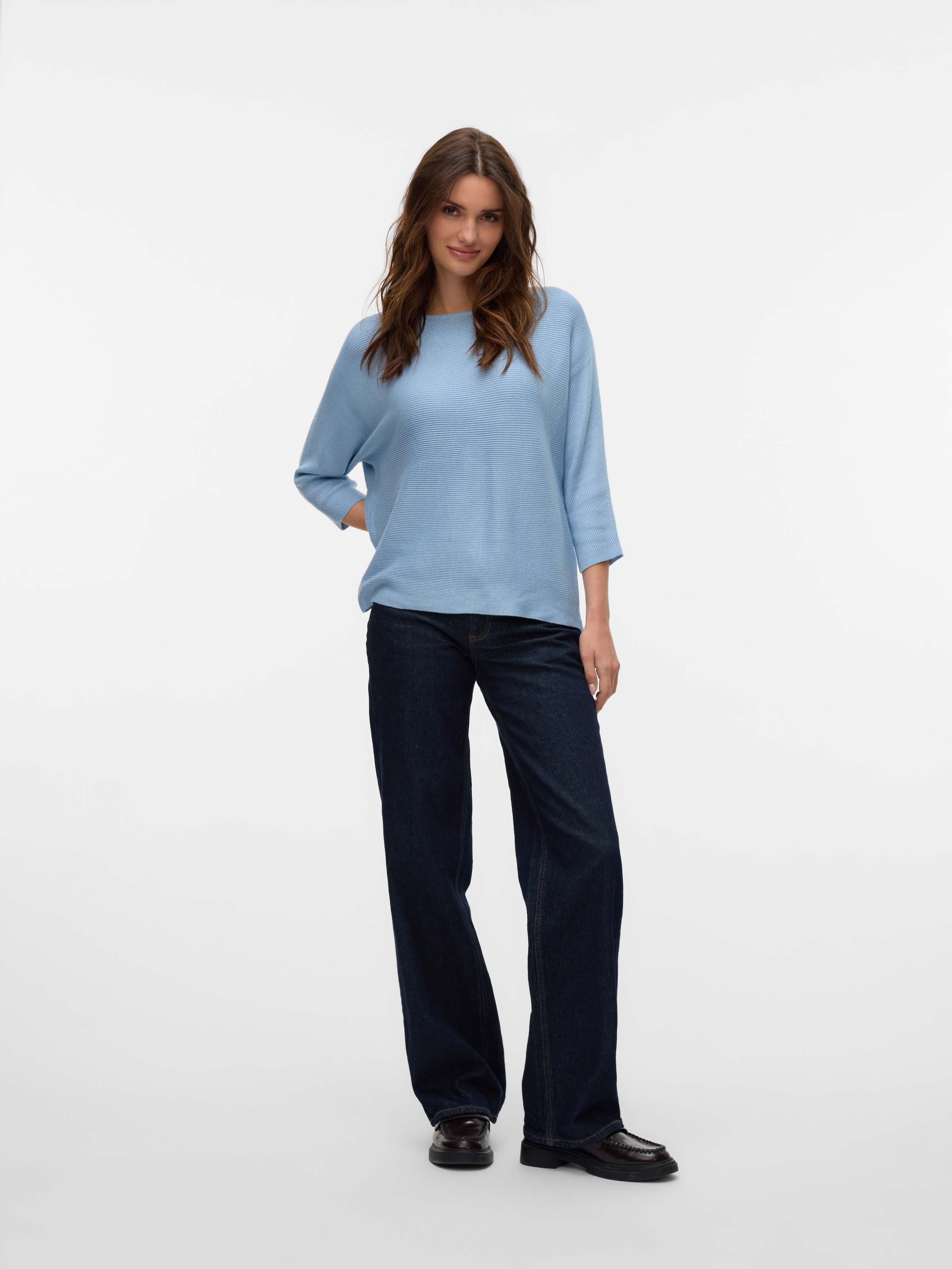 Vero Moda 3/4 Arm-Pullover »VMNORA 3/4 BOATNECK BLOUSE NOOS«