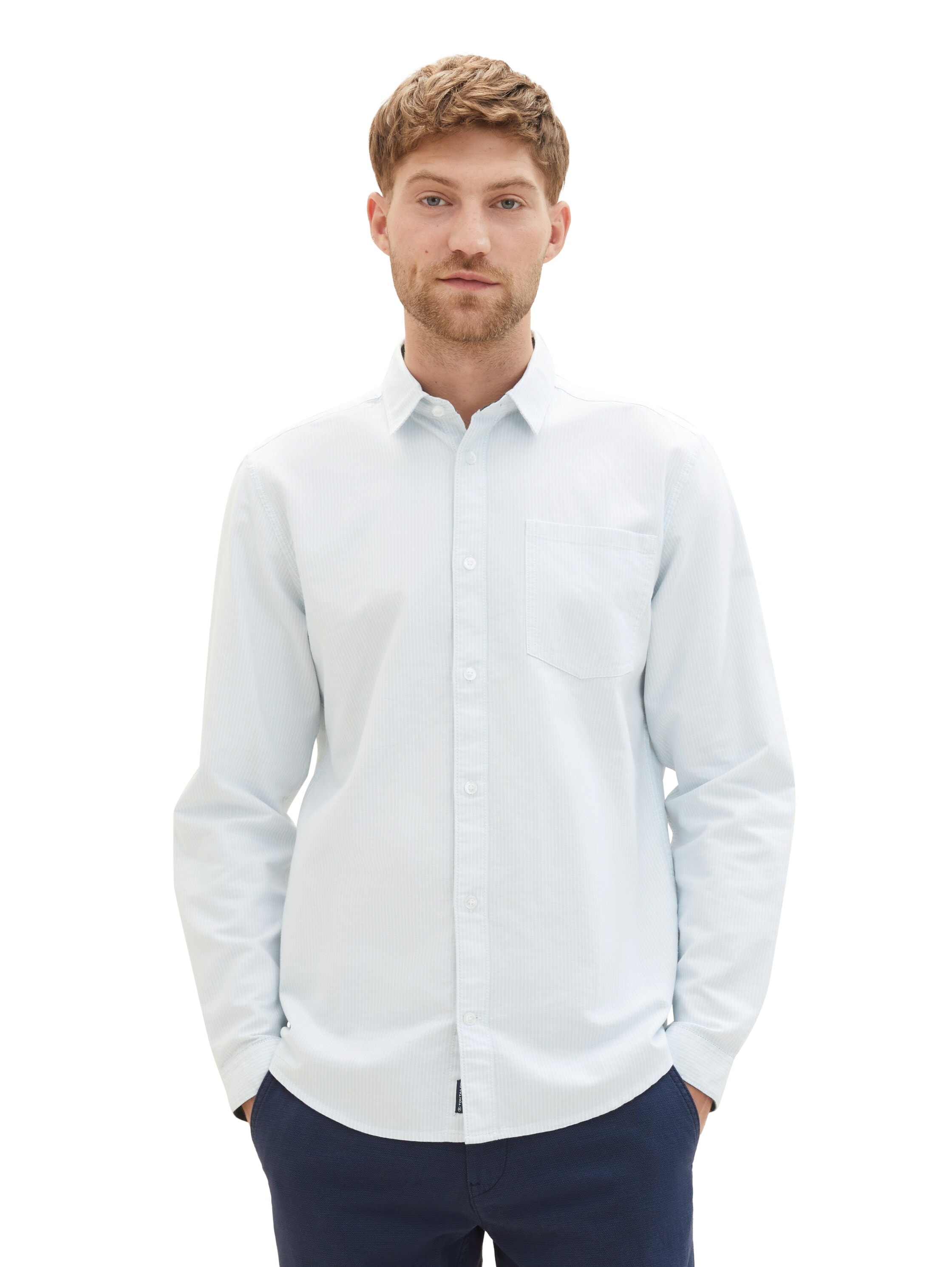 TOM TAILOR Langarmhemd, mit Reissverschluss und Druckknopfleiste online  kaufen | Jelmoli-Versand