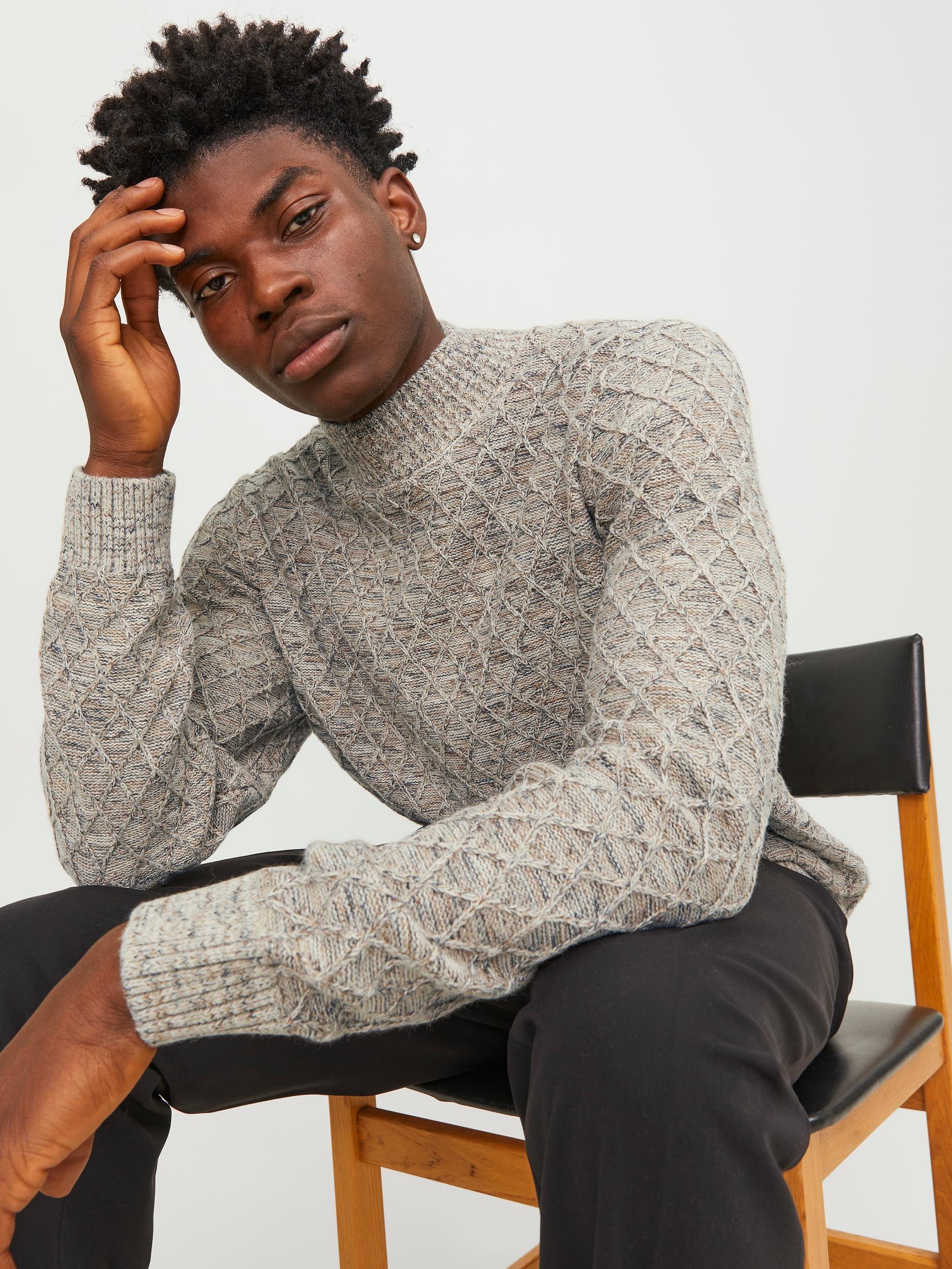 Jack & Jones Stehkragenpullover »JPRCCZIGGI KNIT MOCK NECK LN«
