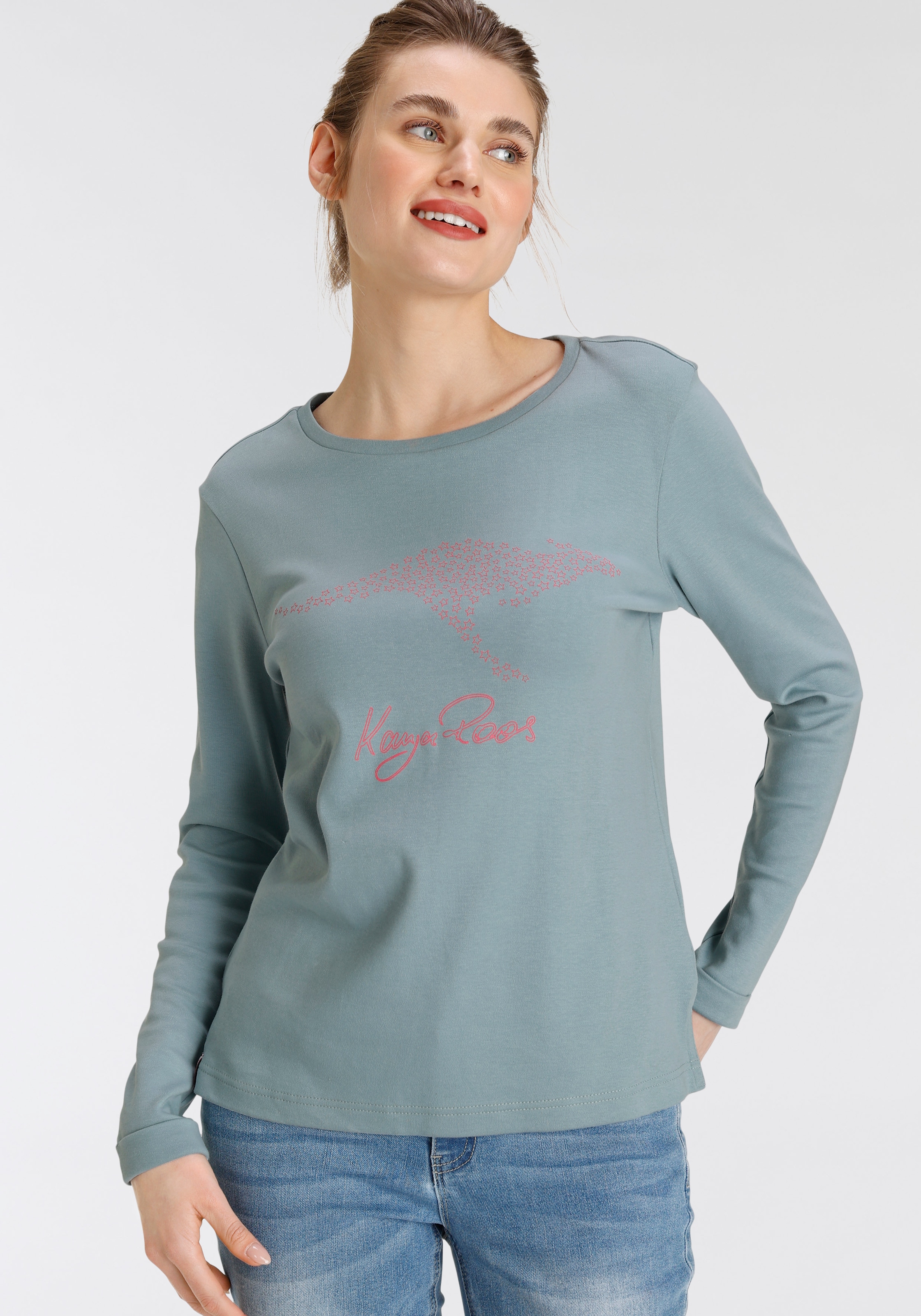 Sweatshirt, mit Logo Frontprint - NEUE FARBEN