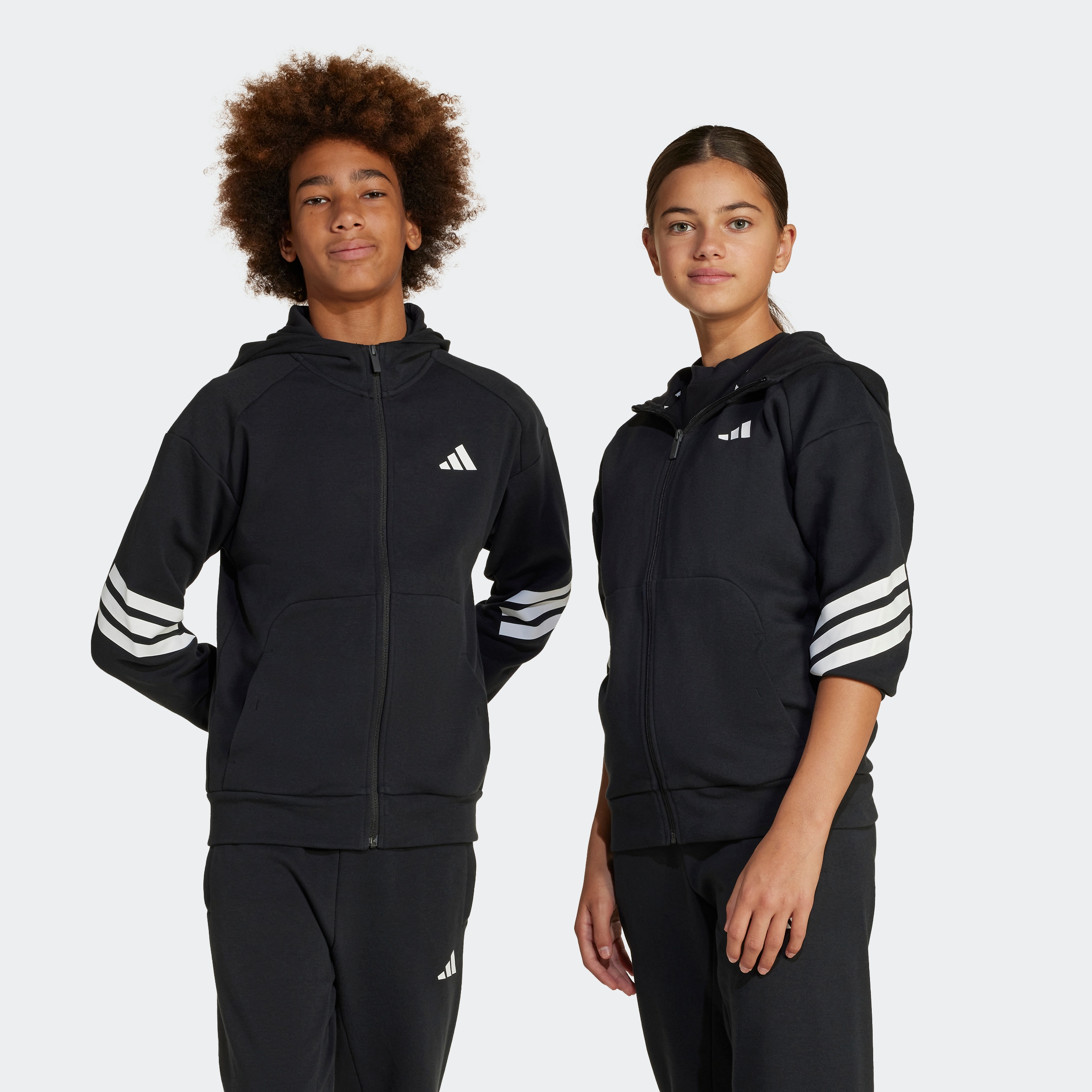 adidas Sportswear Kapuzensweatshirt »J FI 3S FZ HD«