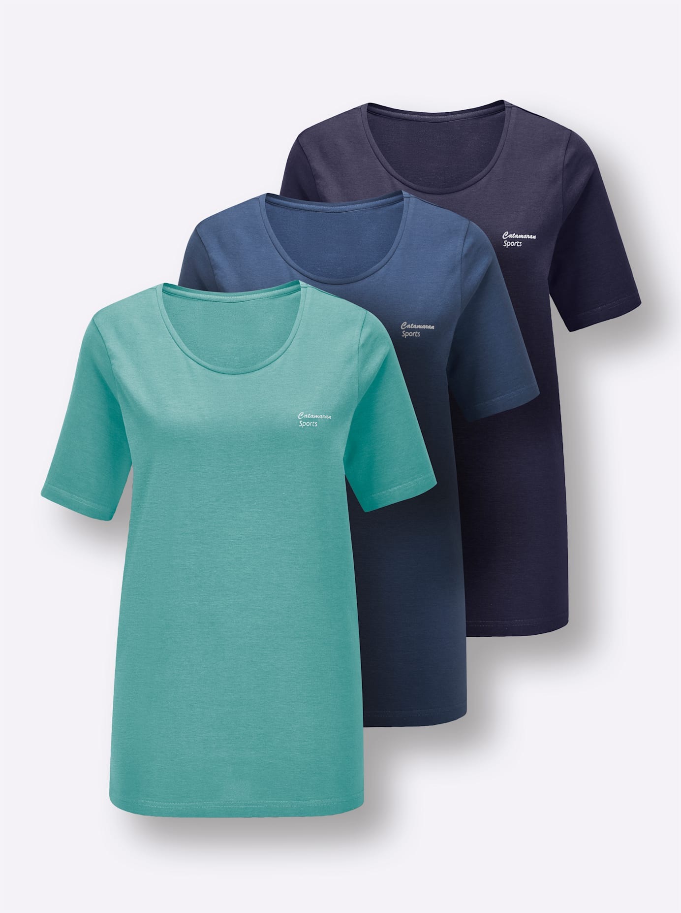 Catamaran Funktionsshirt »Dreierpack Shirts« 3 tlg.