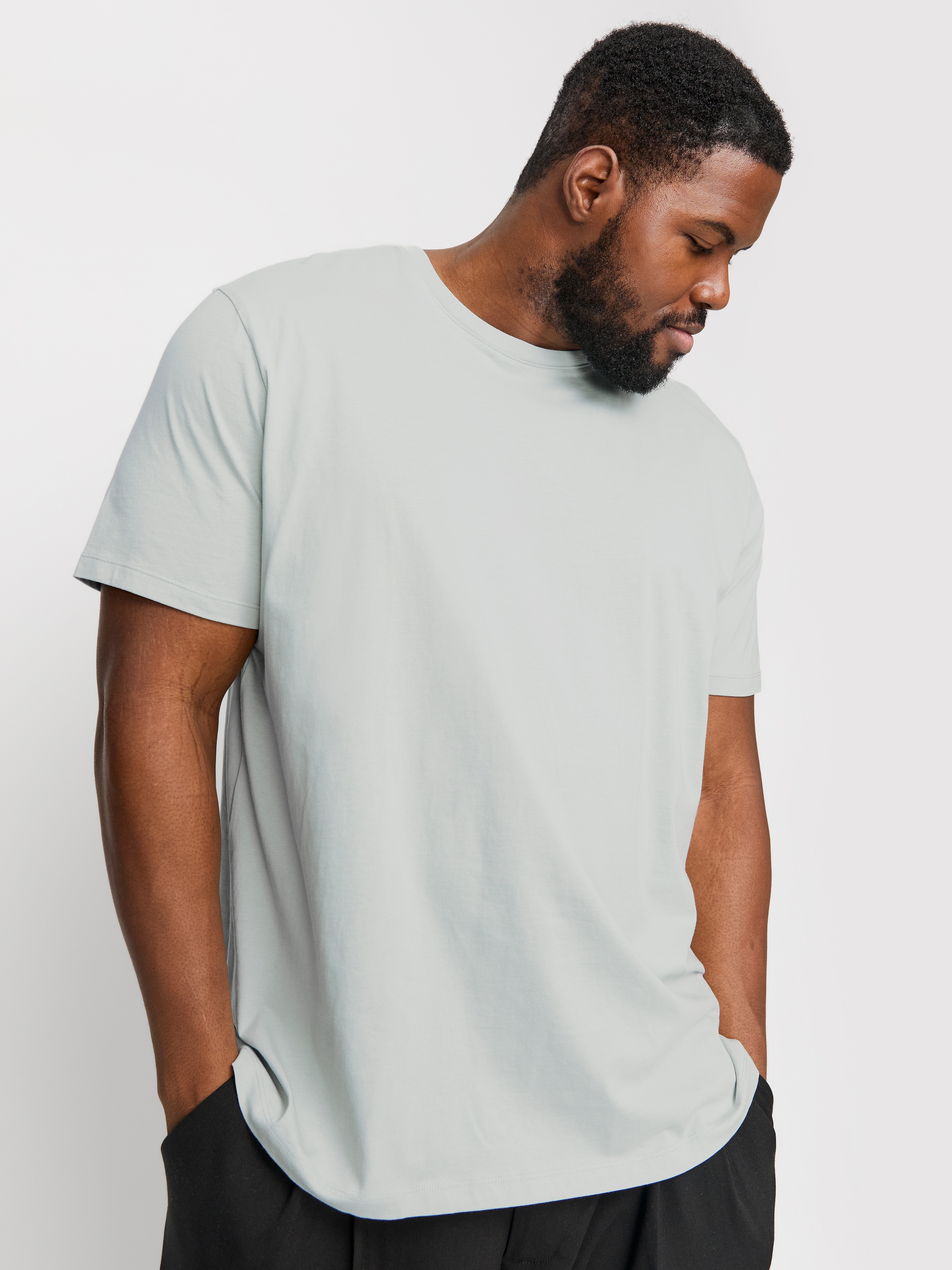 Jack & Jones PlusSize Rundhalsshirt »JJEORGANIC BASIC TEE SS O-NECK NOOS PLS«, mit Rundhalsausschnitt