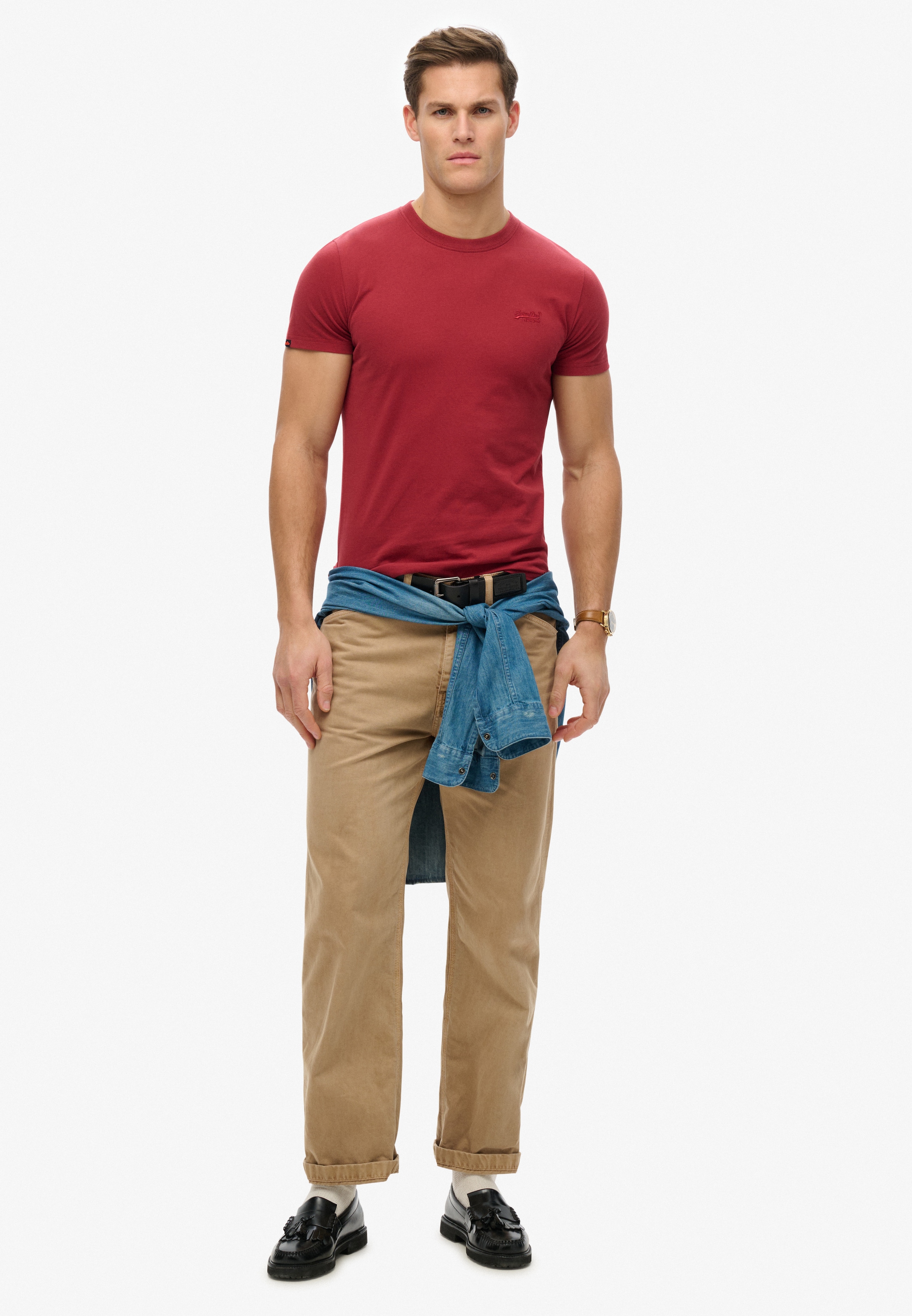 Superdry Rundhalsshirt »ESSENTIAL LOGO EMB TEE«