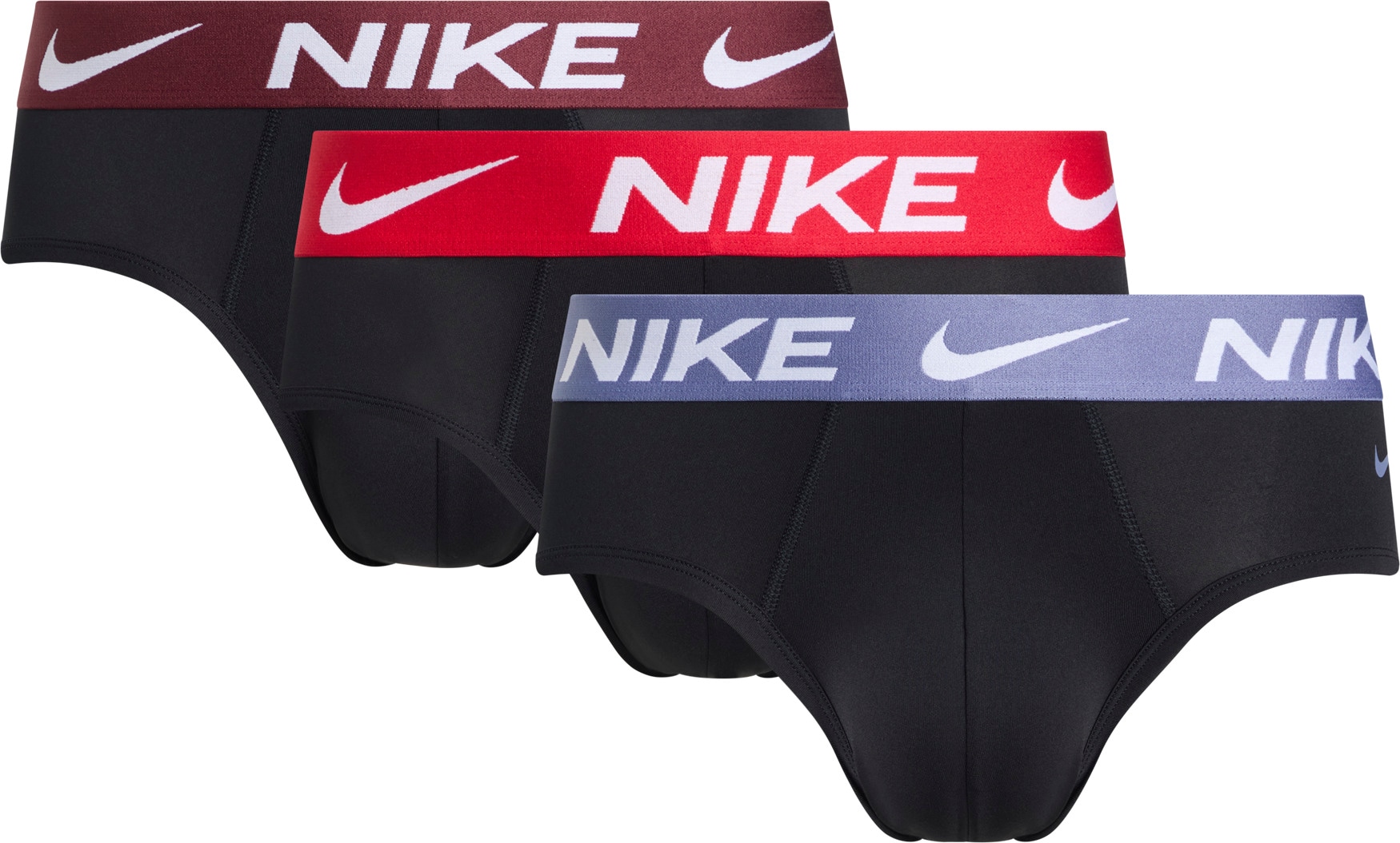NIKE Underwear Hipster »HIP BRIEF 3PK« Packung, 3er, 3 Stk. mit NIKE Logo-Elastikbund