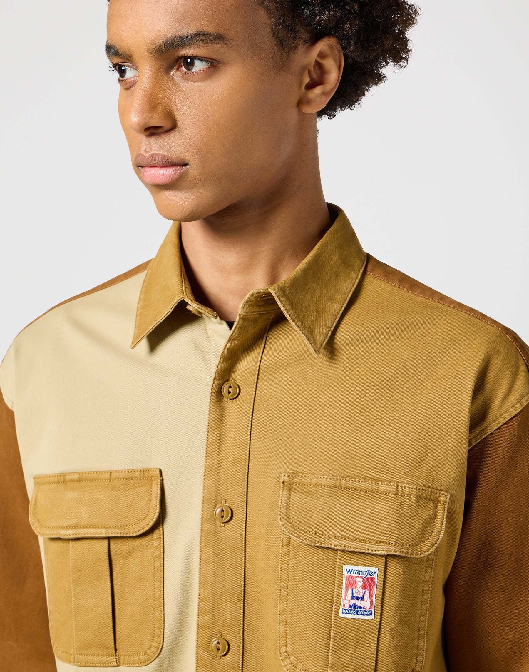 Wrangler Langarmhemd »WRANGLER Langarmhemd Casey Colorblock Shirt«