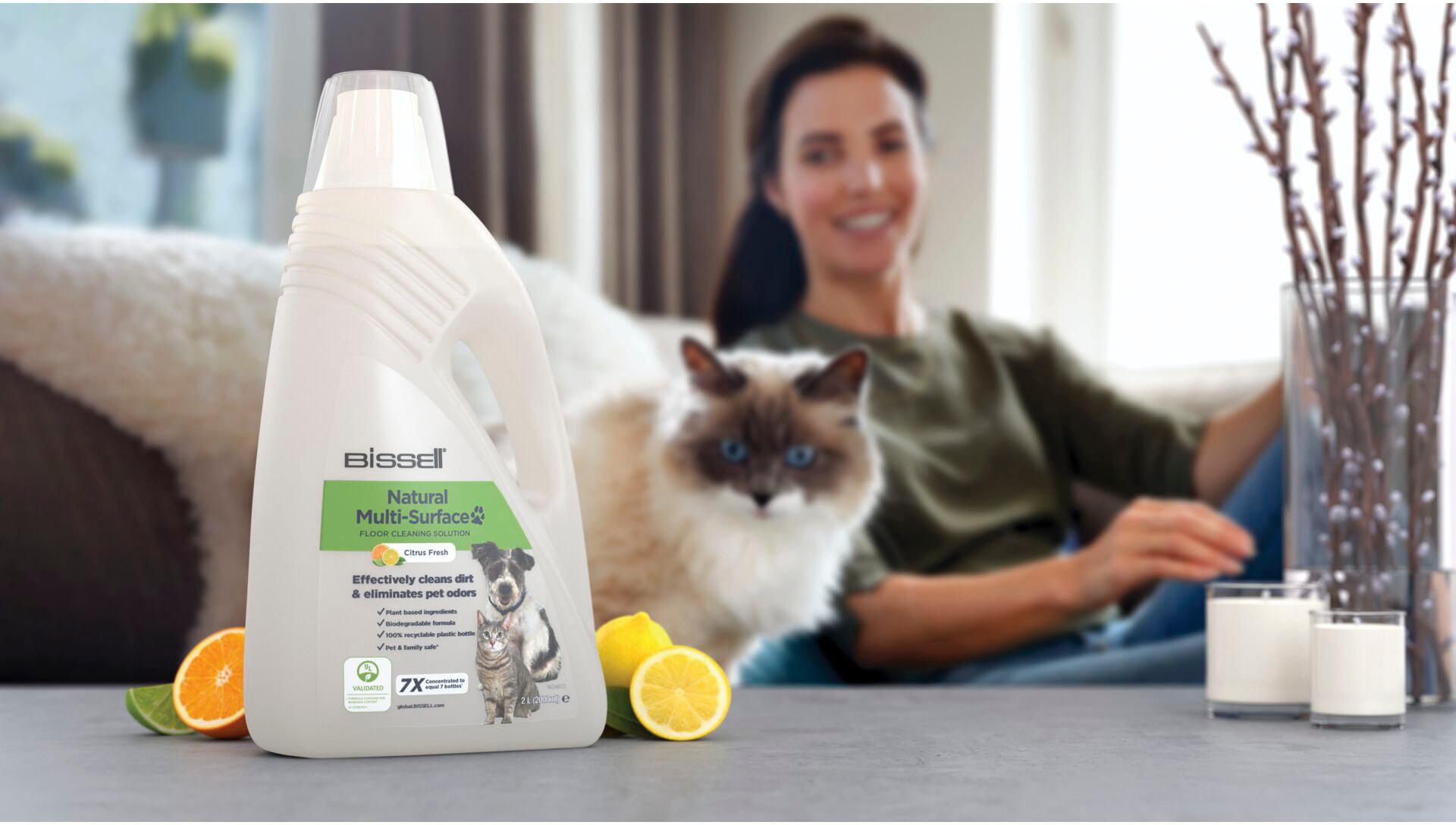 Bissell Flüssigreiniger »Natural Multi Surface 2L PET«