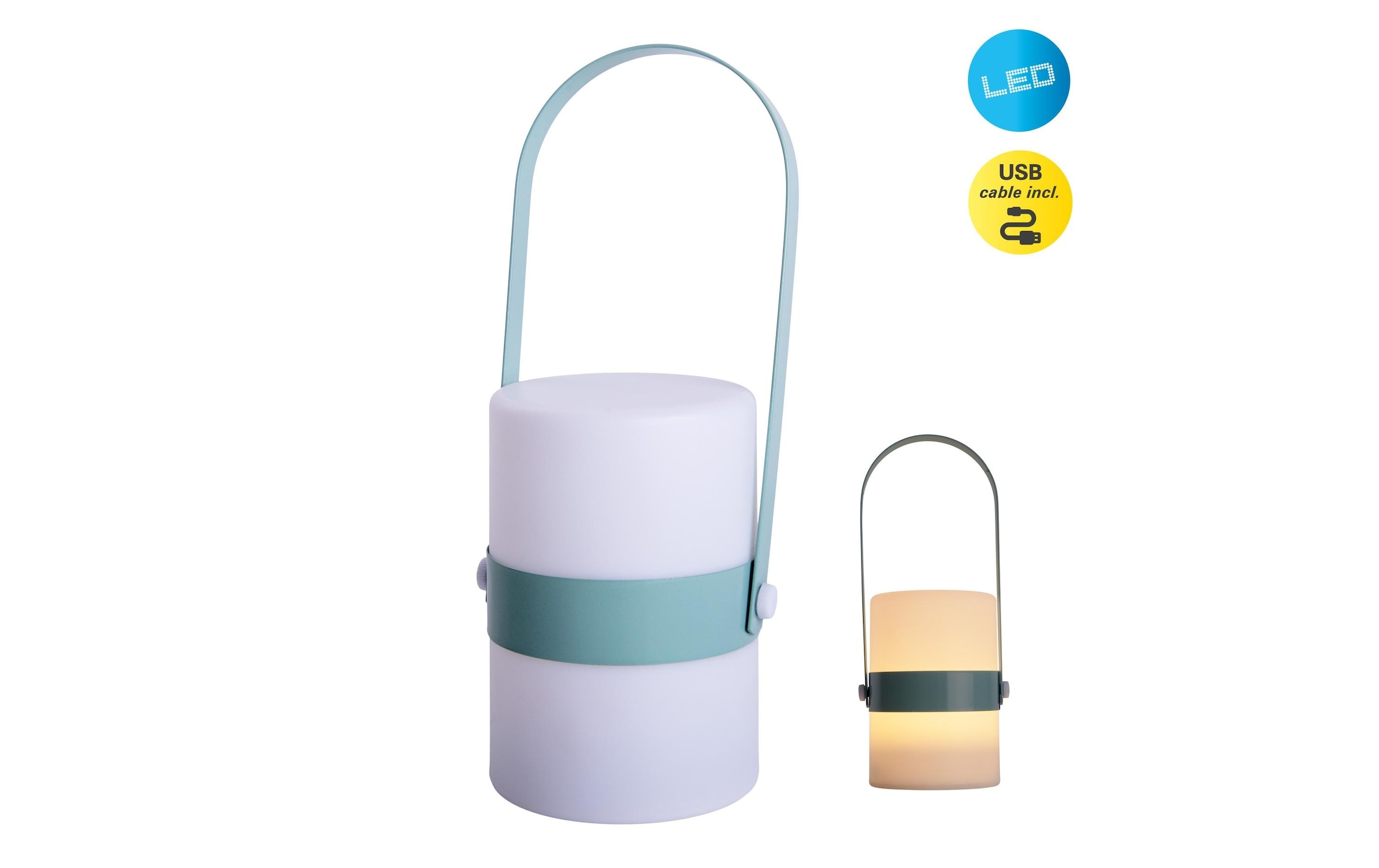 LED Laterne »LED Dekoleuchte NEO mint«