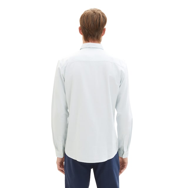 TOM TAILOR Langarmhemd, mit Reissverschluss und Druckknopfleiste online  kaufen | Jelmoli-Versand