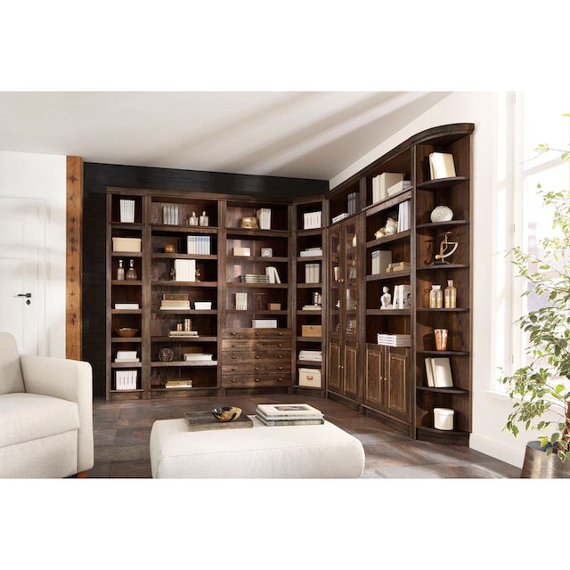 ✵ Home affaire Bücherregal »Cliff«, in 2 Höhen, mit 2 Holztüren günstig  bestellen | Jelmoli-Versand