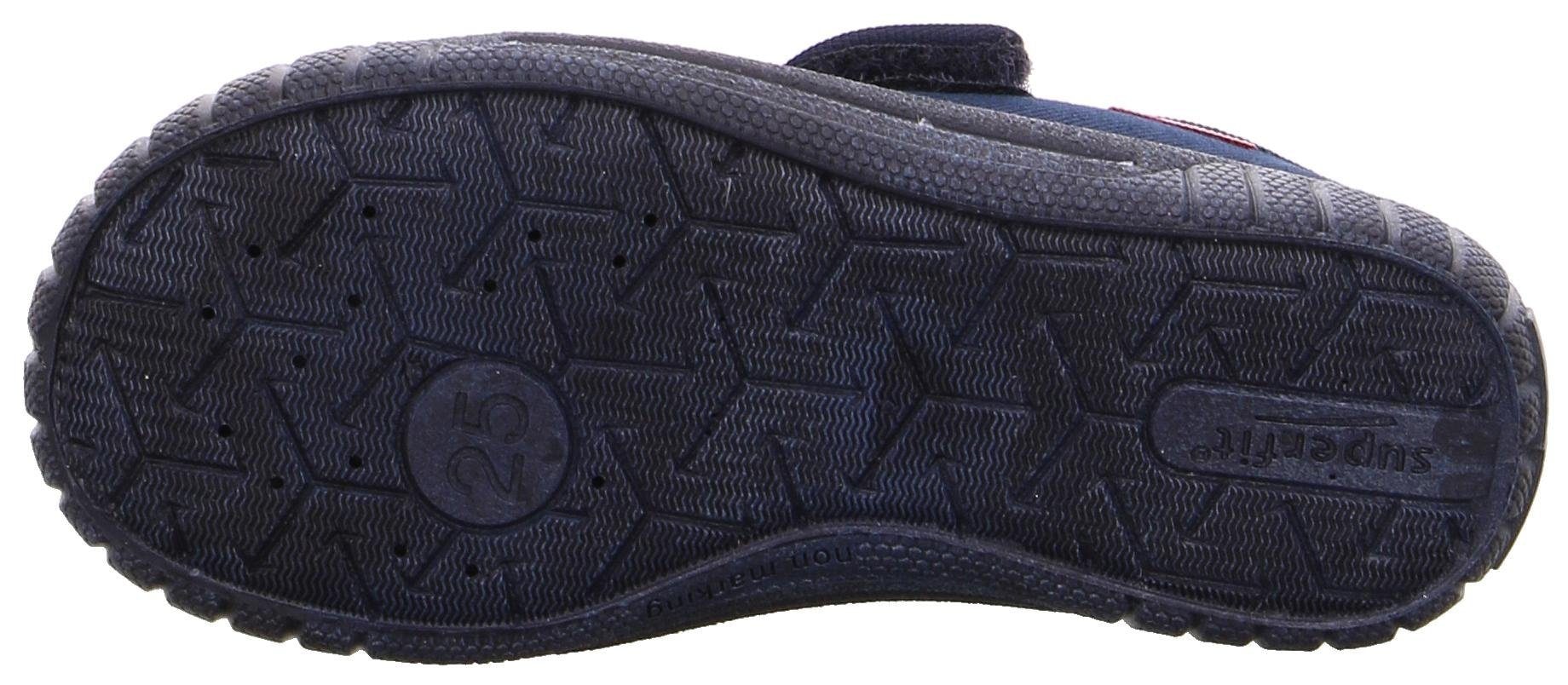 Superfit Hausschuh »Bill WMS: Mittel«, Kindergarten Schuh im Jeans-Look, Grössenschablone zum Download