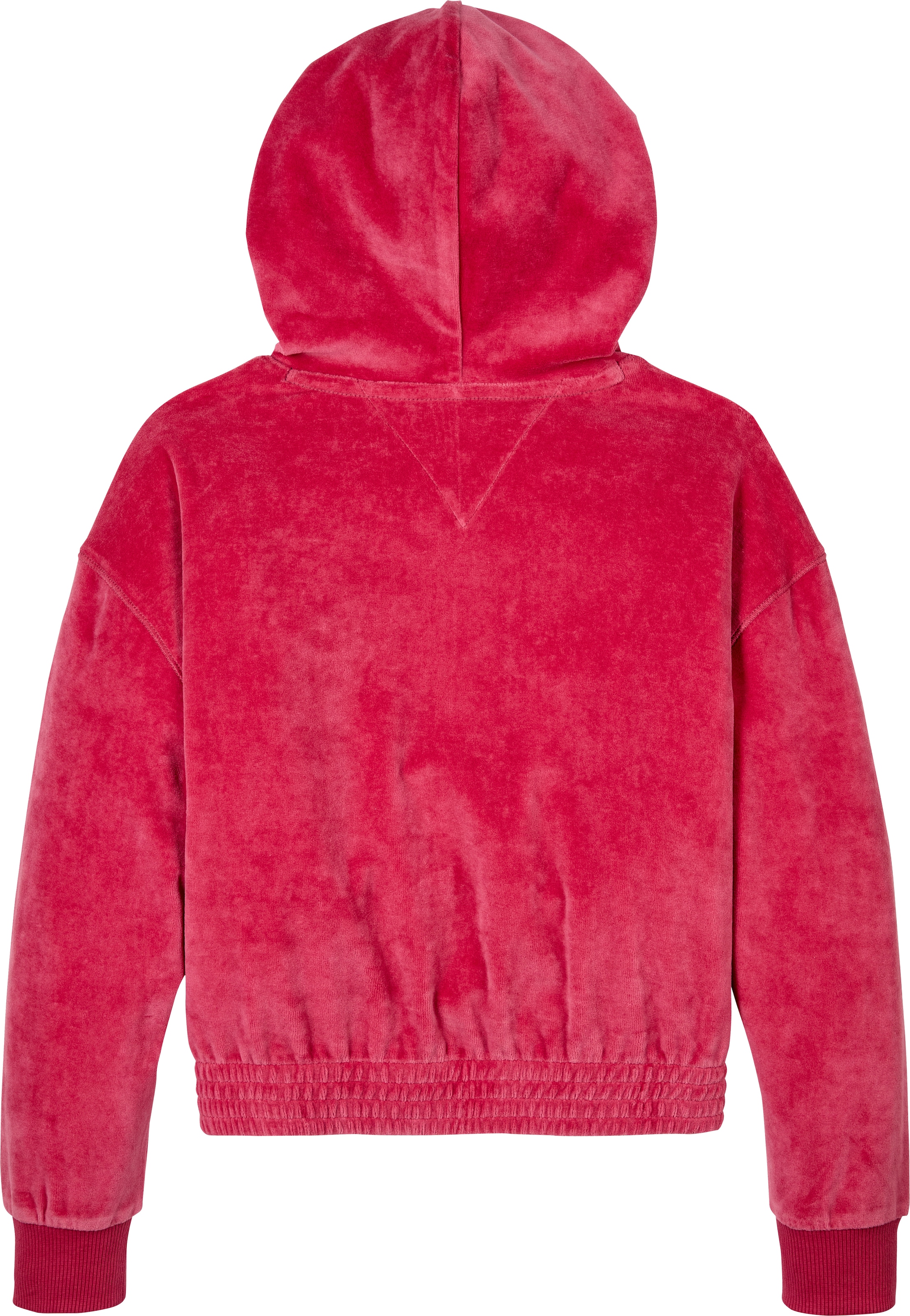 Tommy Hilfiger Hoodie »TH SCRIPT VELOUR HOODIE«, mit Logostickereien