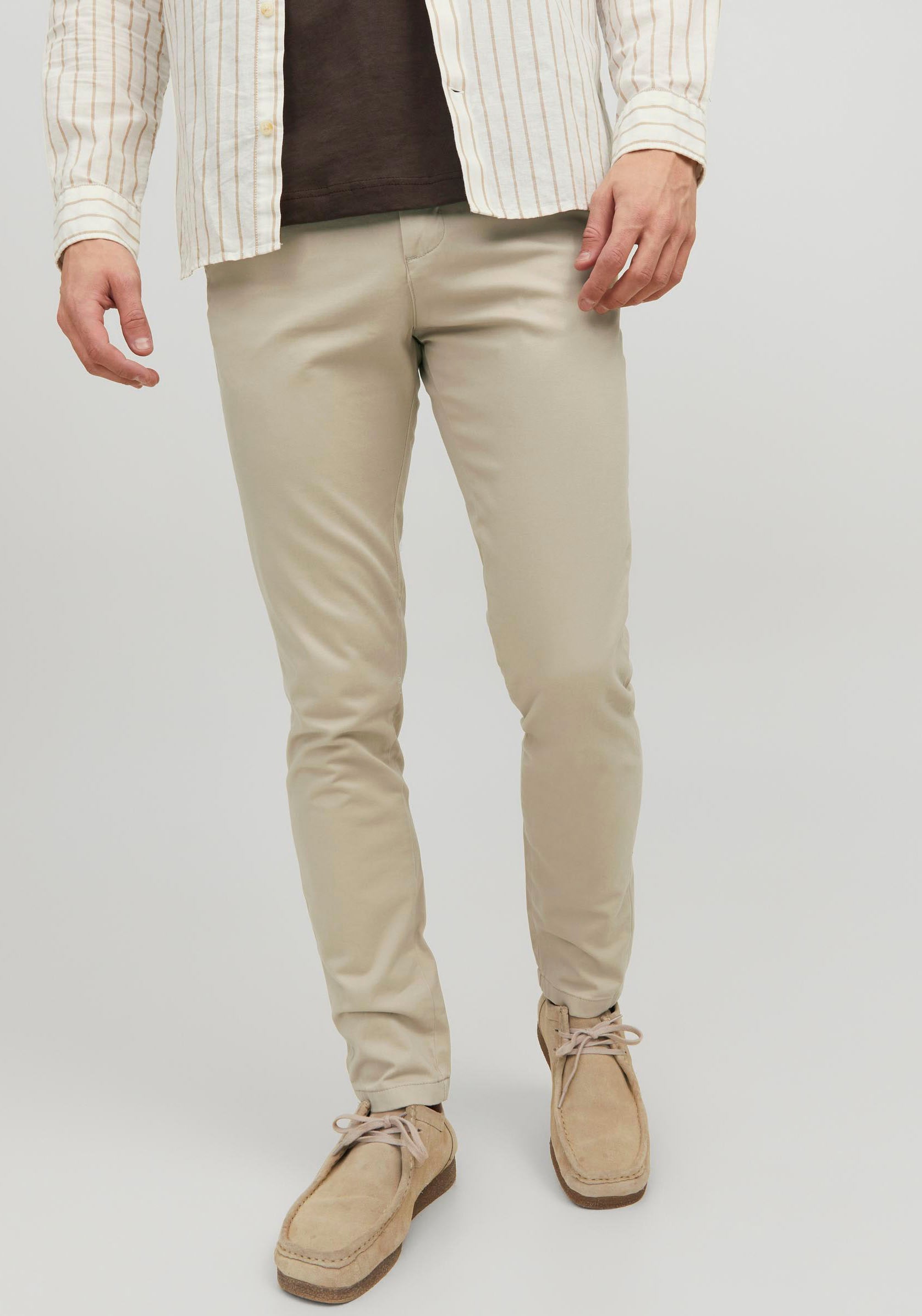 Jack & Jones Chinos "JPSTMARCO mit Stretchkomfort und schmalem Bein" Baumwollmischung, slim fit