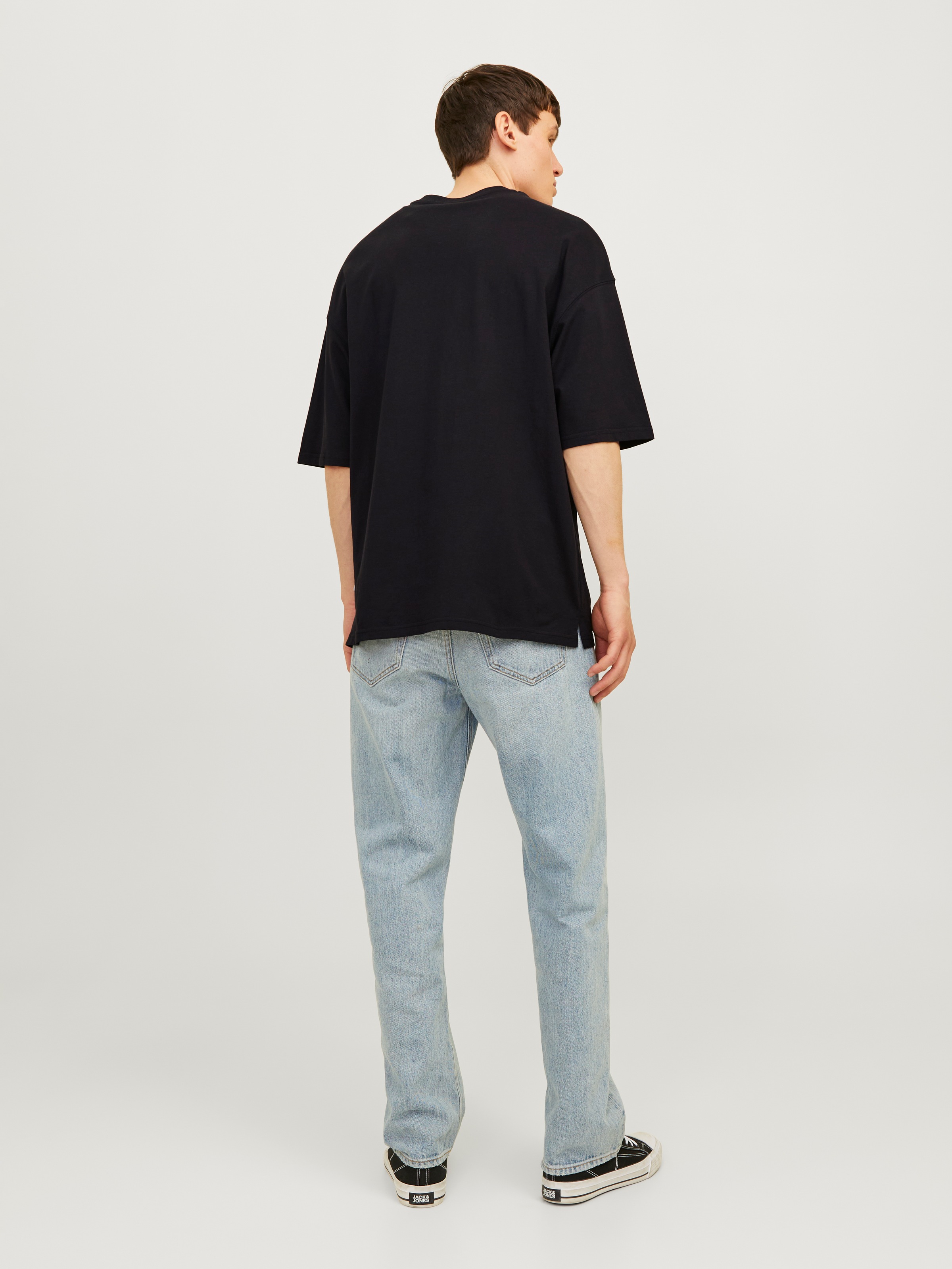 Jack & Jones Rundhalsshirt »JJECHARGE TEE O-NECK NOOS«, mit Rundhalsausschnitt