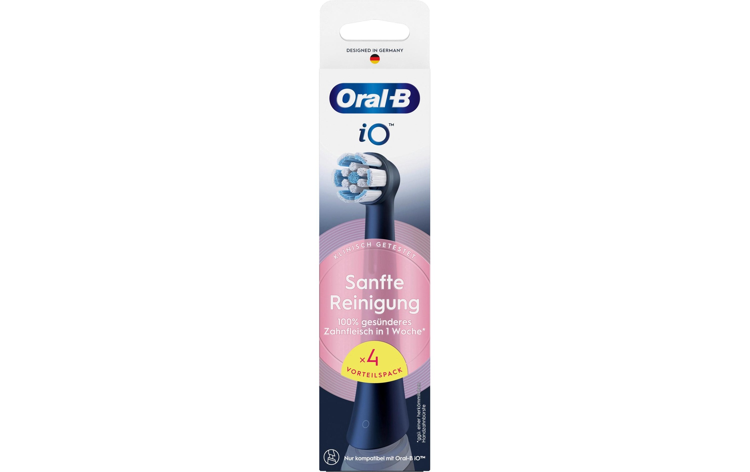 Oral-B Aufsteckbürste »iO Sanfte Reinigung 4 Stück«