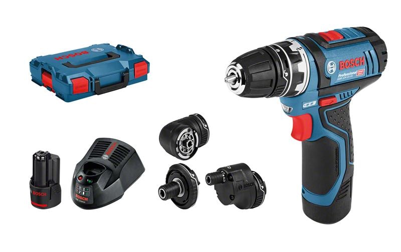 Bosch Professional Akku-Schrauber »GSR 12V-15 FC Kit 2x 2.0 Ah«