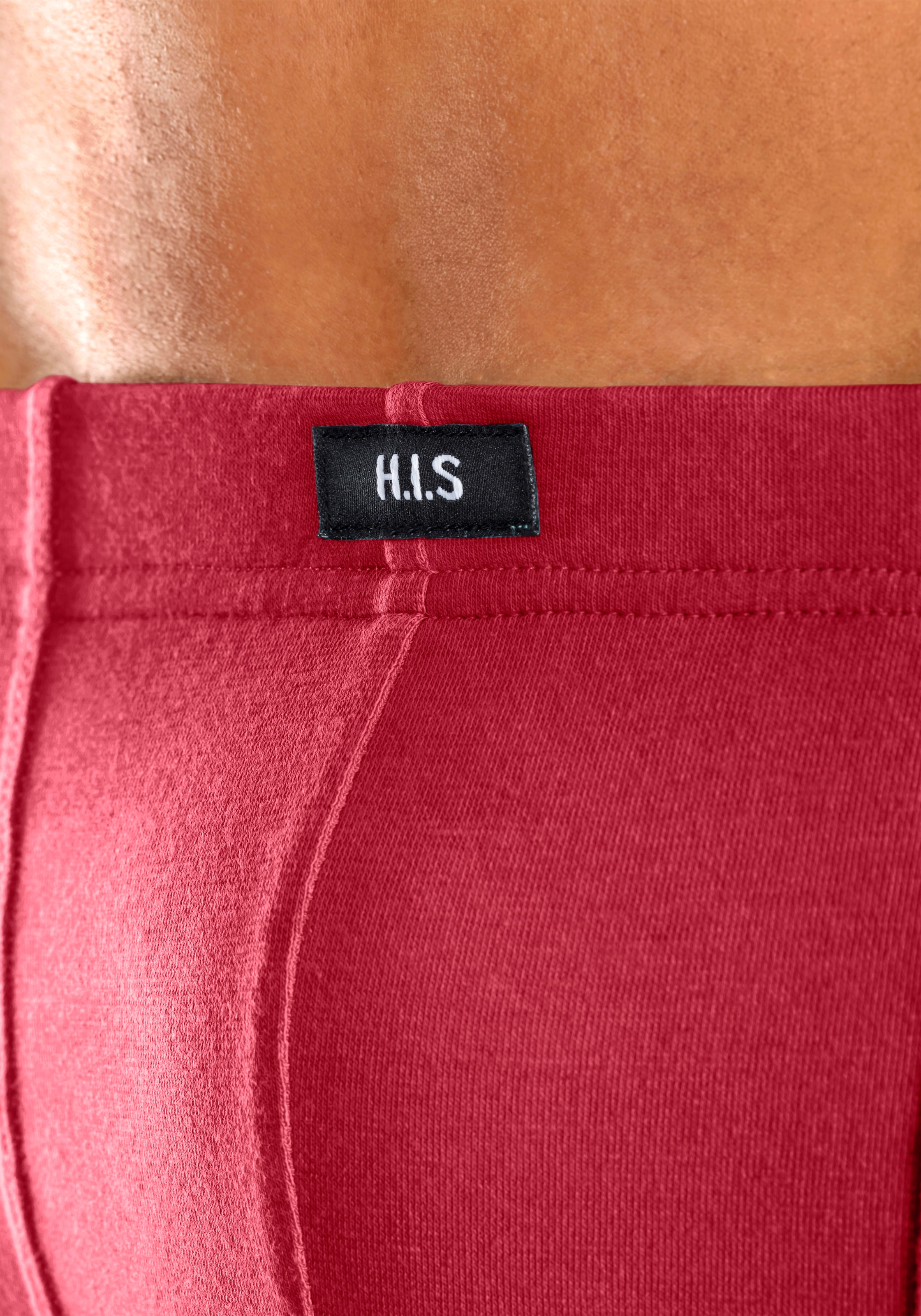 H.I.S Hipster, (Packung, 5 St.), knapp sitzende Boxershorts aus Baumwollstretch