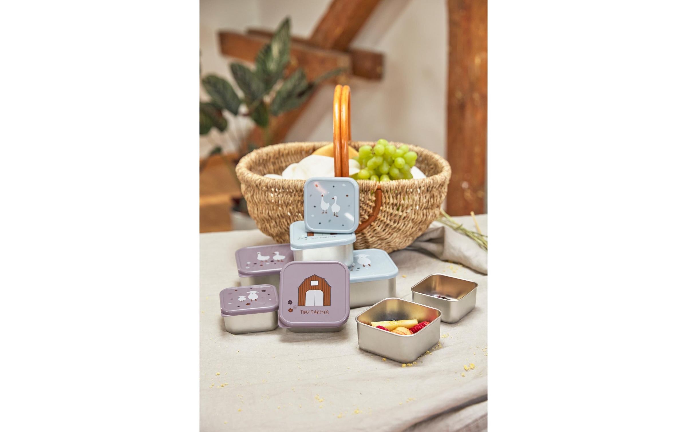 LÄSSIG Lunchbox »Snackboxen Set«, (1 tlg.)
