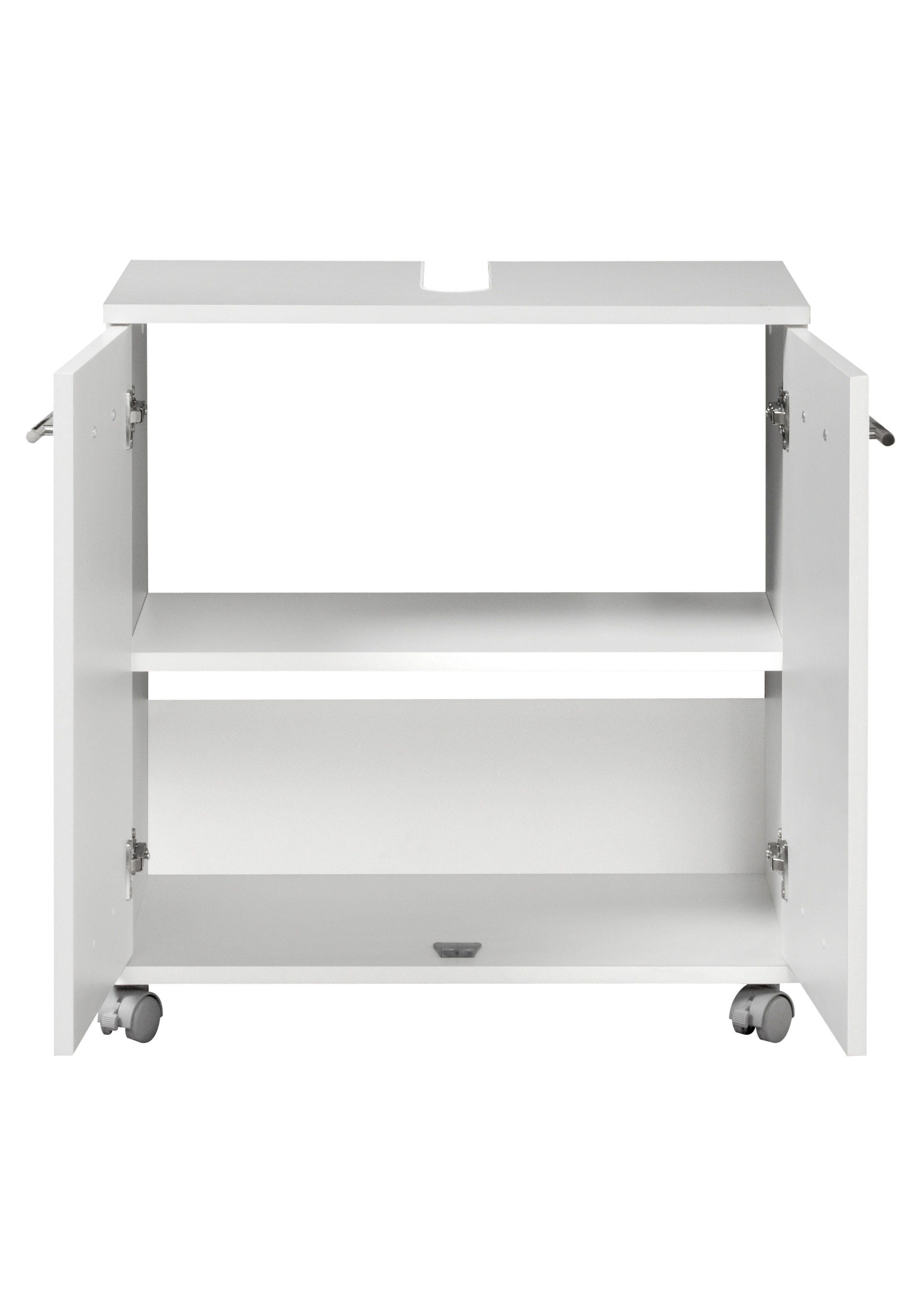 Schildmeyer Waschbeckenunterschrank "Isola, Waschbeckenunterschrank, Made in Germany, B: 60 cm" Solide Verarbeitung - Dieses Produkt ist in Deutschland gefertigt