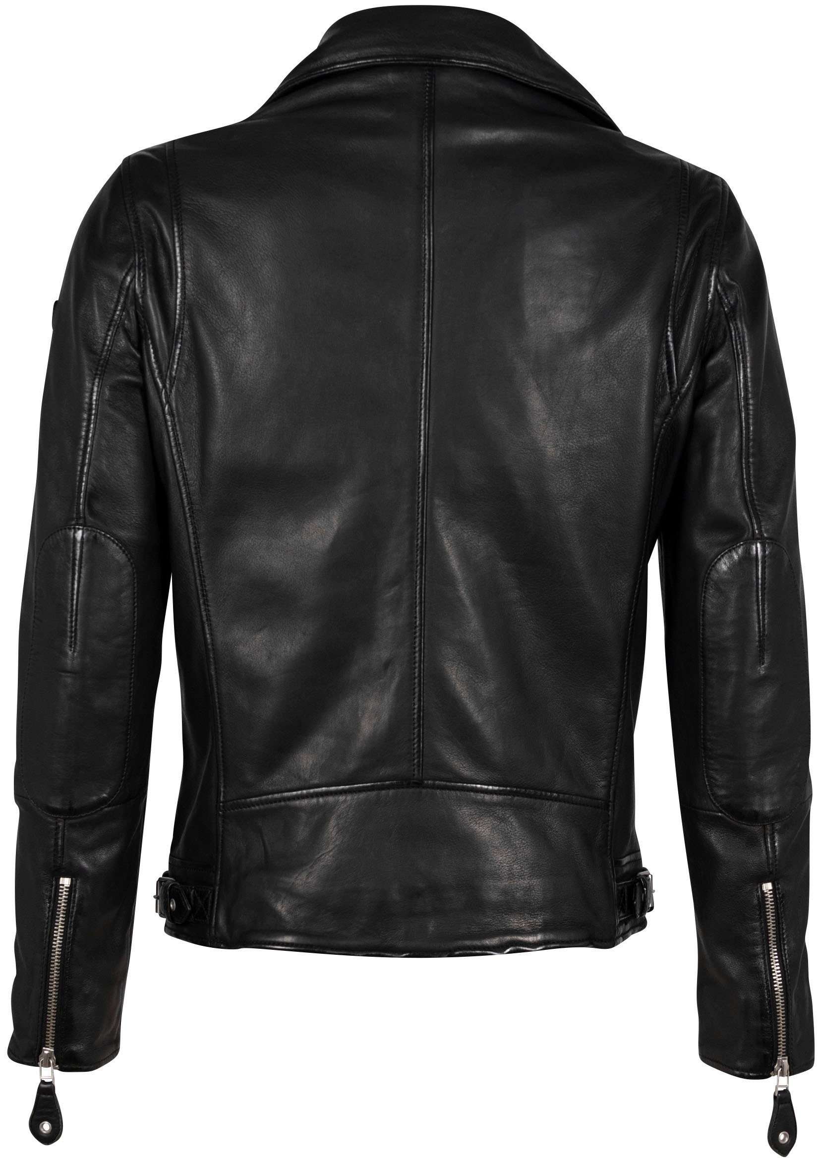 Mauritius Lederjacke »Mavric SF NSLV«, im Biker-Style, asymetrischer Reissverschluss, Nieten