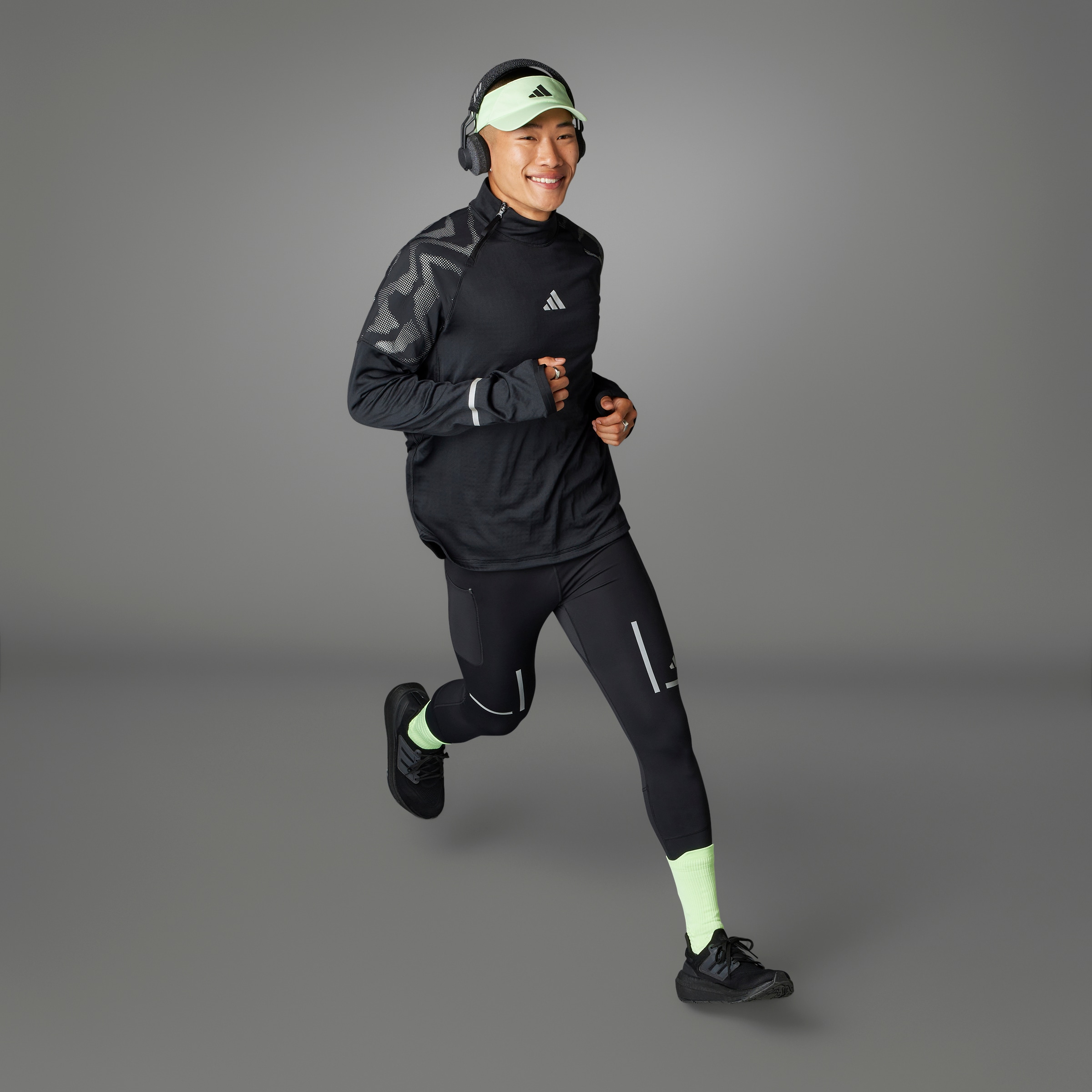 adidas Performance Rollkragenshirt »ULT HIVIS 1/2 M«, Running Langarmshirt