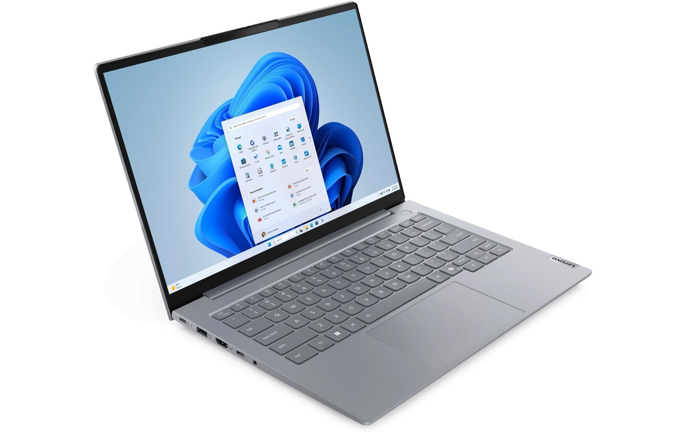 Lenovo Notebook »ThinkBook 14 G8 IAL«, 35,56 cm, / 14 Zoll, Intel, Core Ultra 7, Intel Graphics, eingebauter Lautsprecher, eingebautes Mikrofon, Webcam