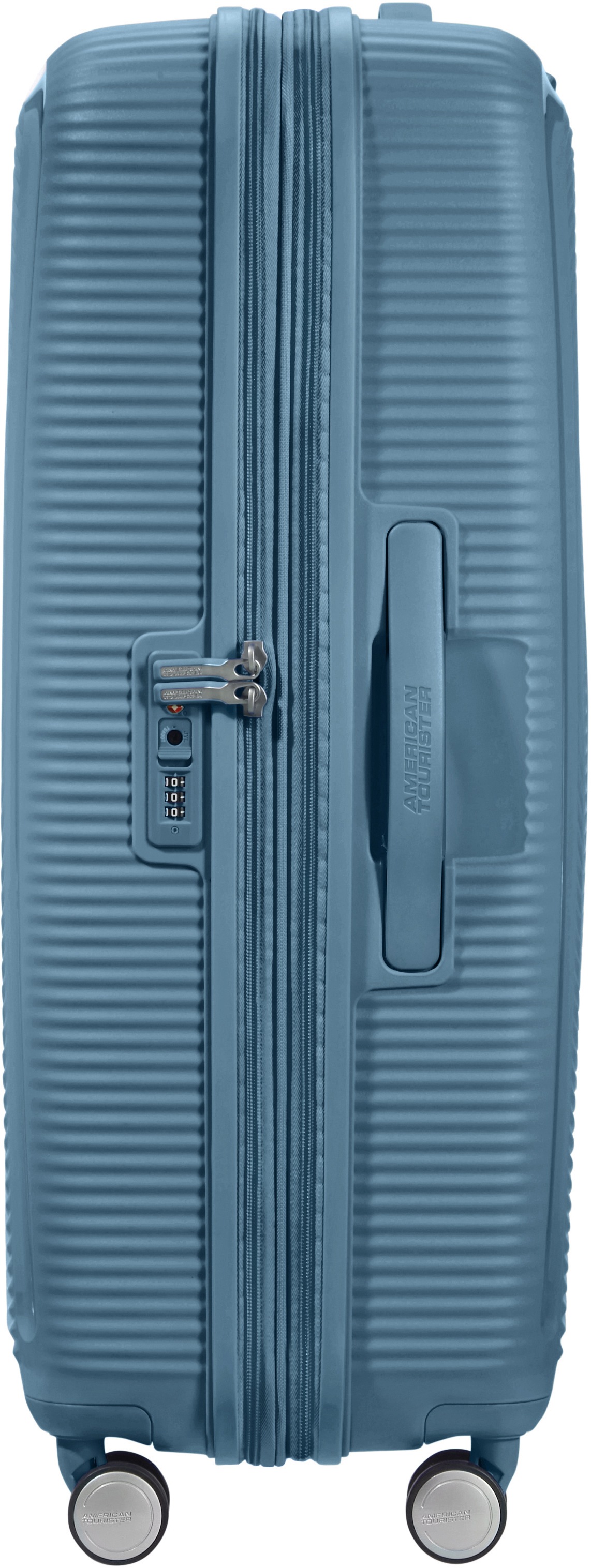 American Tourister® Hartschalen-Trolley »SOUNDBOX, in verschiedenen Farben und Grössen«, 4 Rollen, Reisekoffer Trolley Aufgabegepäck TSA-Zahlenschloss Volumenerweiterung