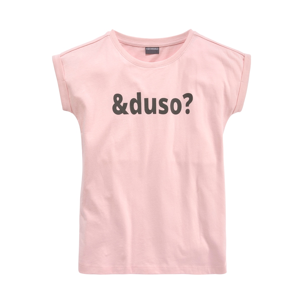 KIDSWORLD T-Shirt »&duso?«