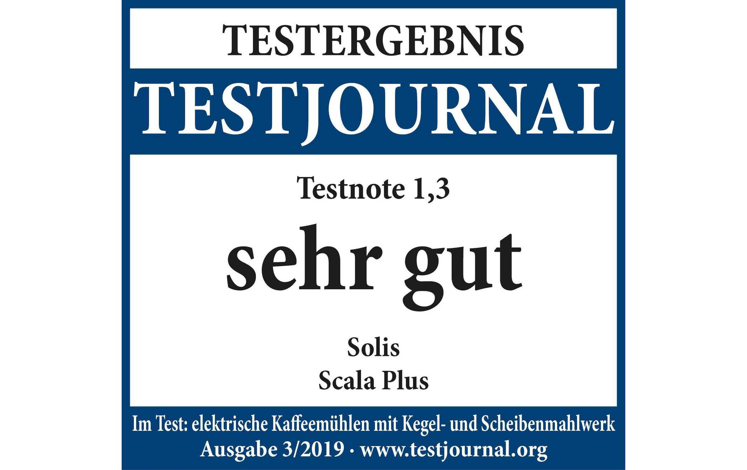SOLIS OF SWITZERLAND Kaffeemühle »Scala Plus Typ 1661«, 135 W, Kegelmahlwerk, 300 g Bohnenbehälter