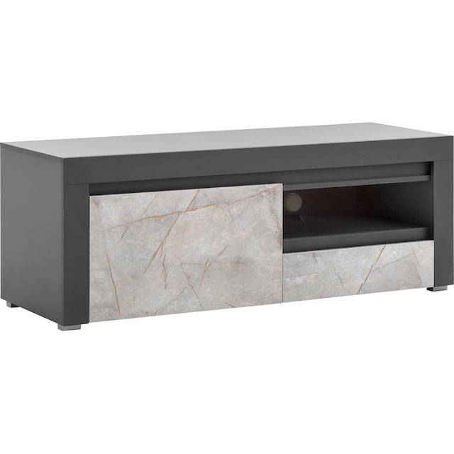 Home affaire Lowboard »Stone Marble«, mit einem edlen Marmor-Optik Dekor,  Breite 140 cm online bestellen | Jelmoli-Versand