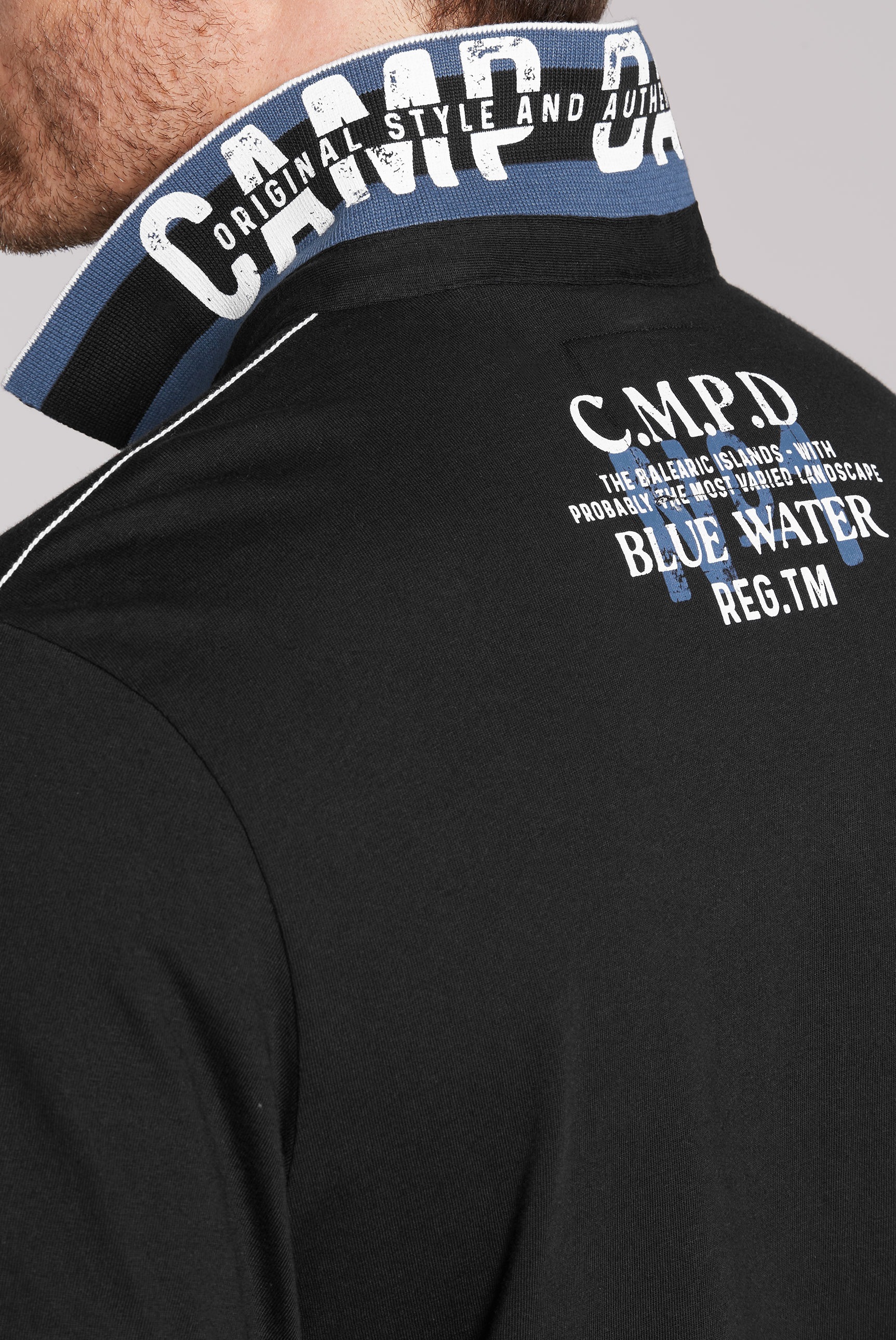 CAMP DAVID Poloshirt, mit Logo Artworks