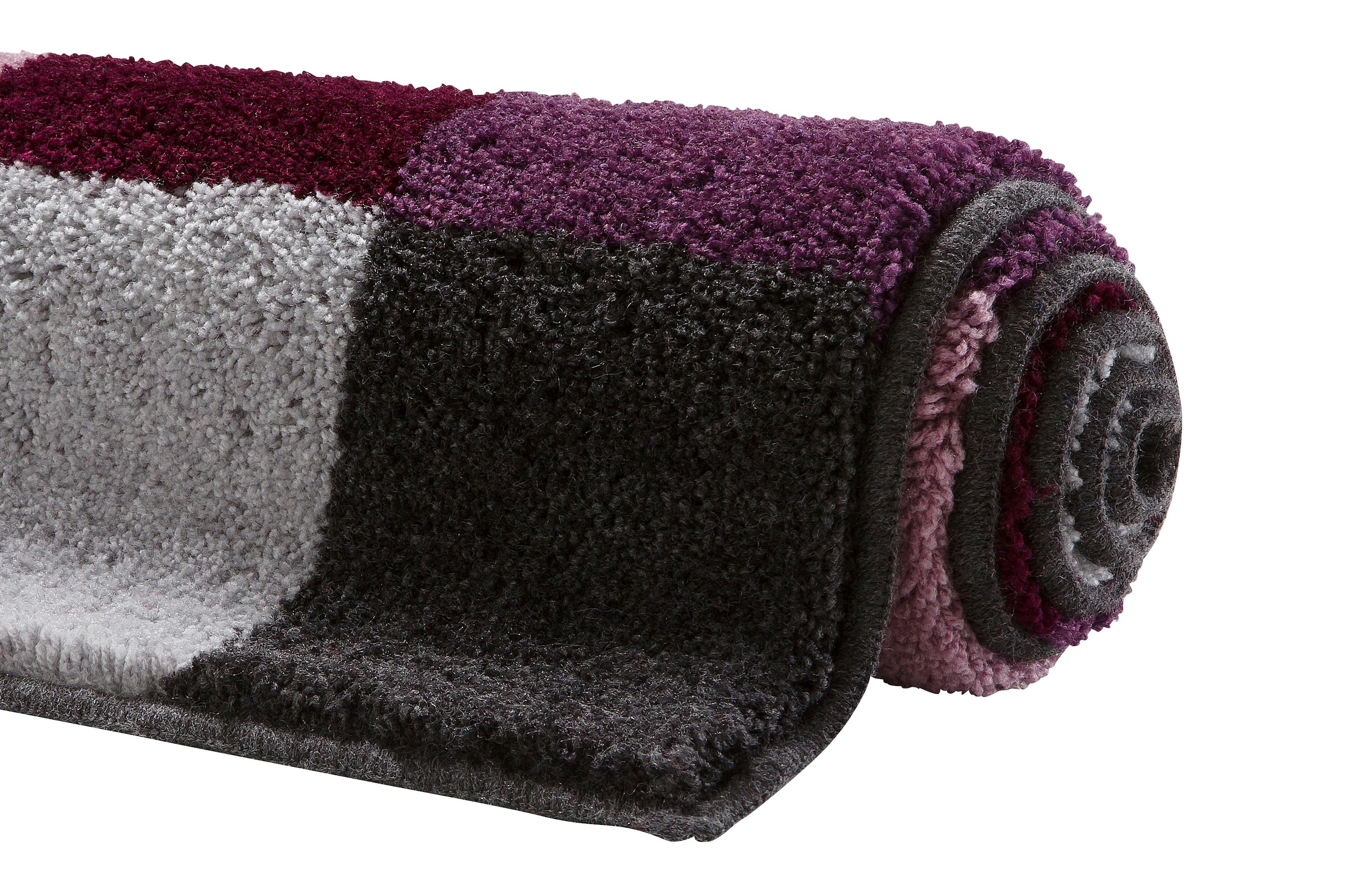 Grund Badematte »Mosaik«, rutschhemmend beschichtet, fussbodenheizungsgeeignet, angenehm weich, auch als 3 teiliges Set erhältlich, Made in Europe