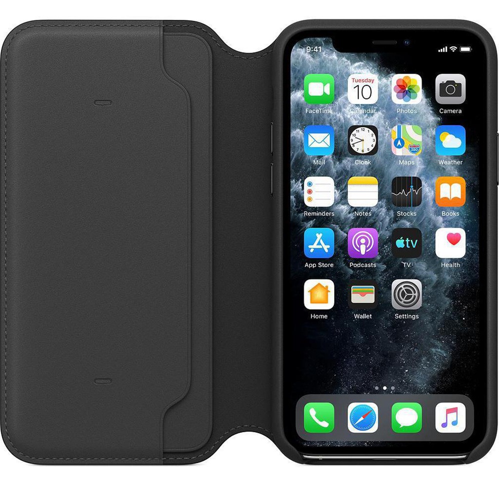Apple Handyhülle »Apple iPhone 11 Pro Leder Folio Black«, MX062ZM/A