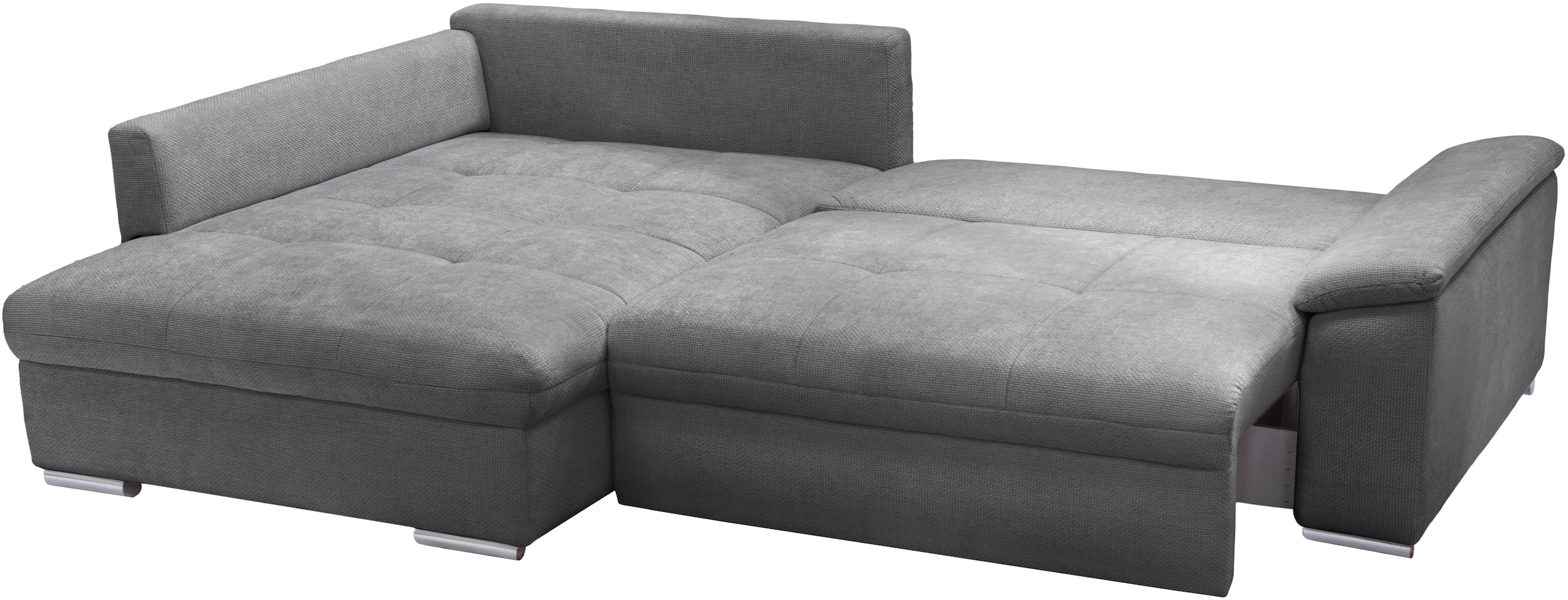 exxpo - sofa fashion Ecksofa »Casa Grande inkl. Bettfunktion, Bettkasten, OTTOs Choice, bequem«, L-Form, guter Sitzkomfort, griosse Liegefläche