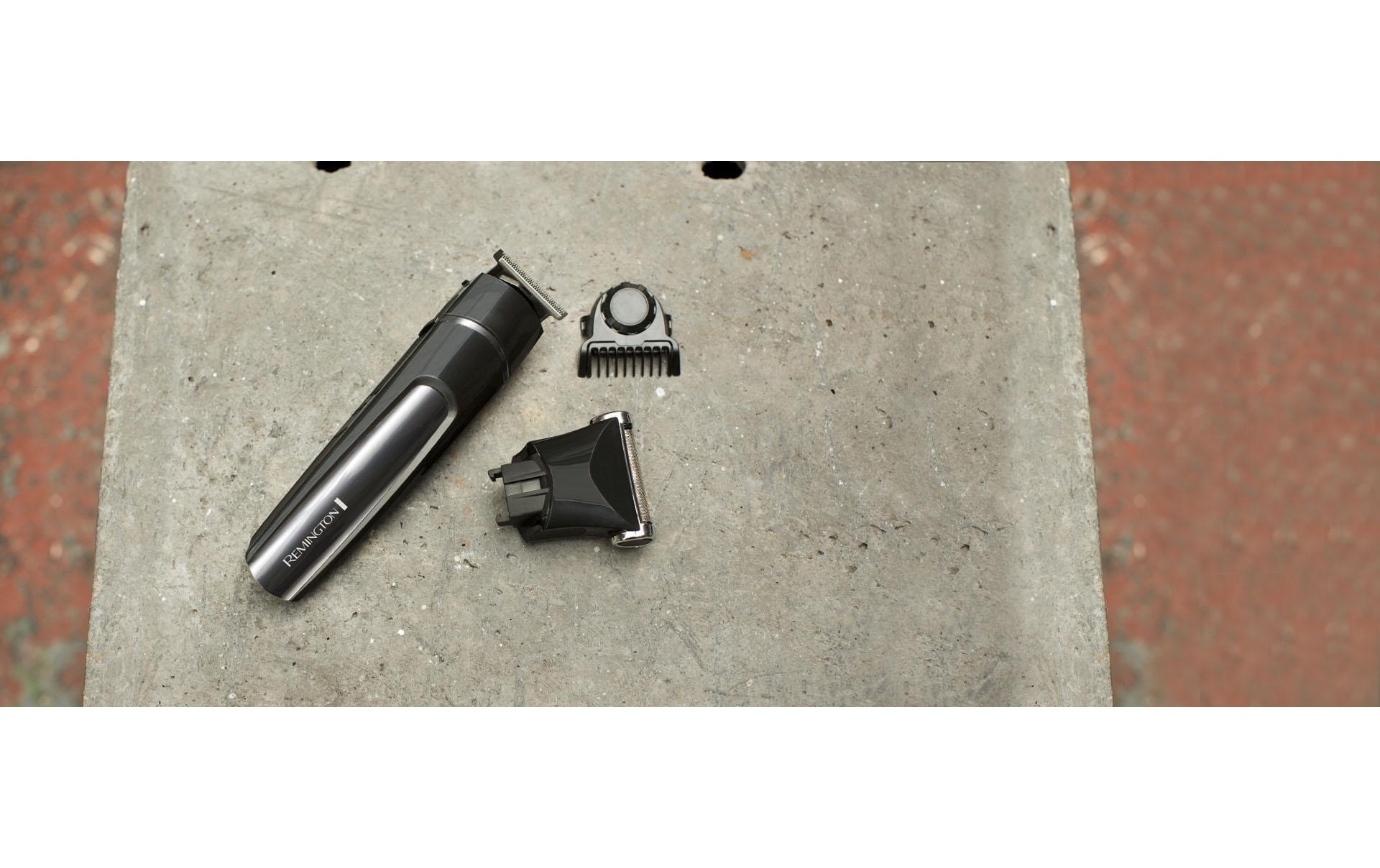 Remington Elektrorasierer »Bartschneider MB4110«, titanbeschichtete Klingen, USB-Ladekabel, inkl. Tasche u. Öl