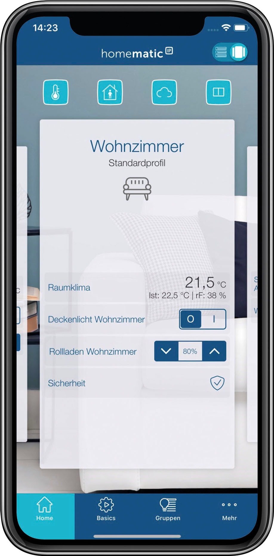 Homematic IP Bewegungsmelder »Bewegungsmelder mit Dämmerungssensor – aussen«, (1 St.)