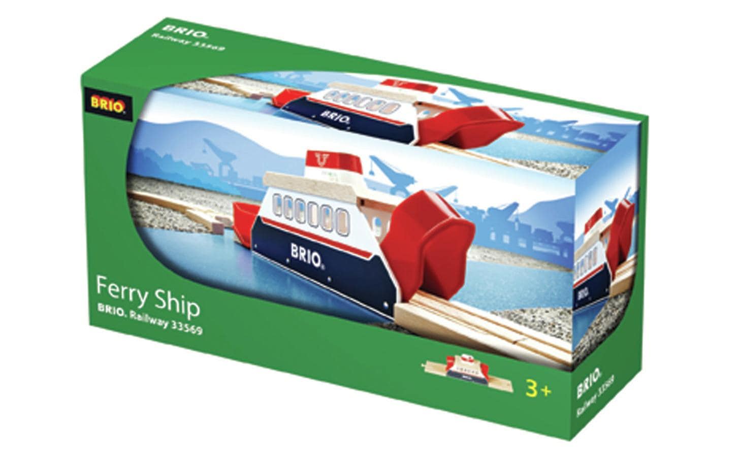 BRIO® Spielzeugeisenbahn-Erweiterung »BRIO® WORLD Light&Sound Fähre«