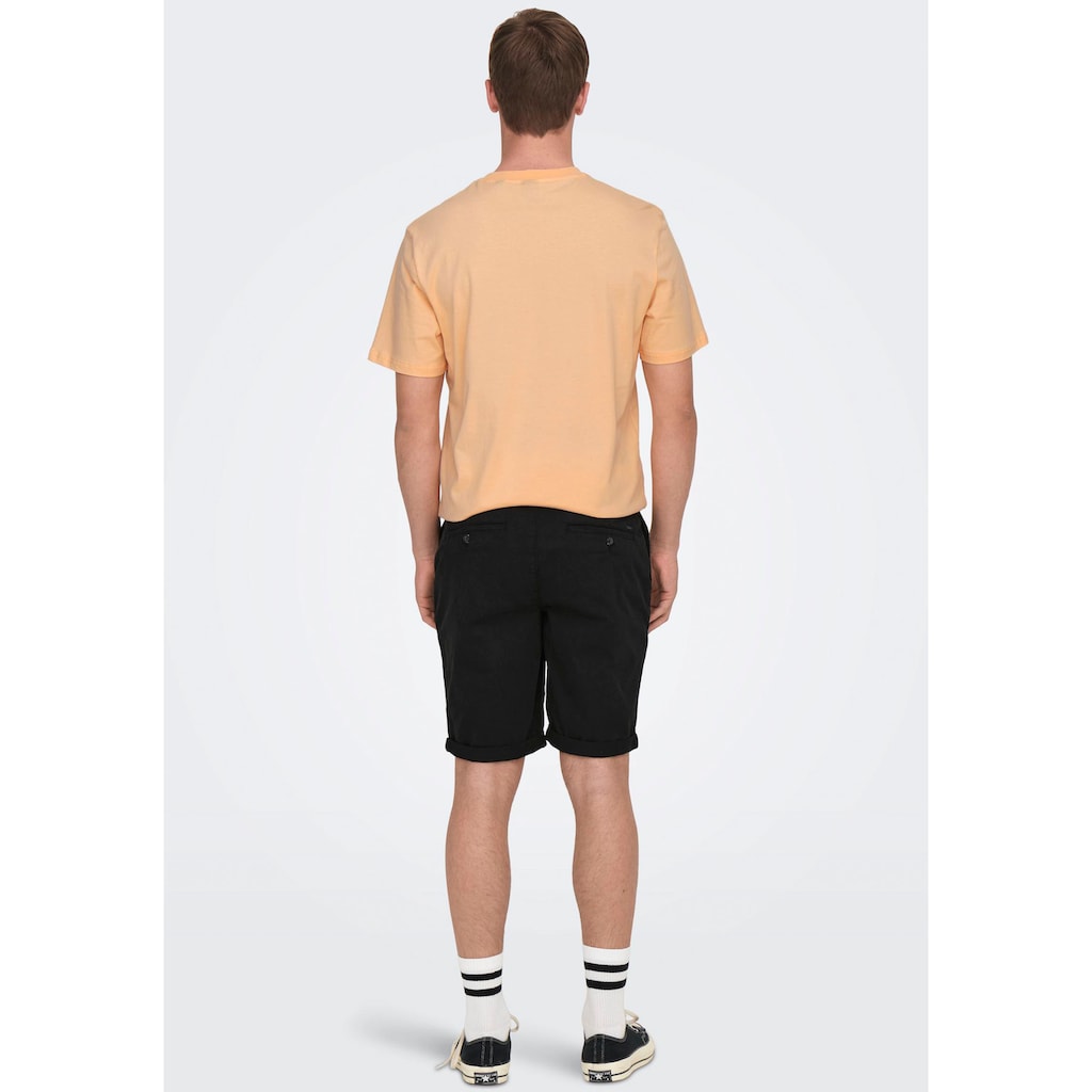 ONLY & SONS Jeansshorts »ONSPETER REG TWILL 4481 SHORTS NOOS«