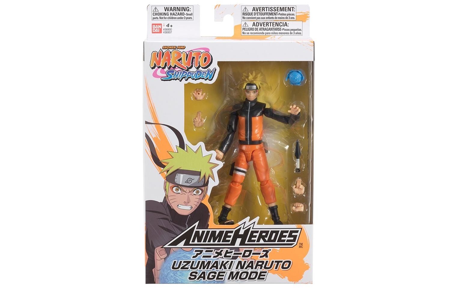 Bandai Actionfigur »Naruto Shippuden Anime Heroes – Uzumaki Naruto«