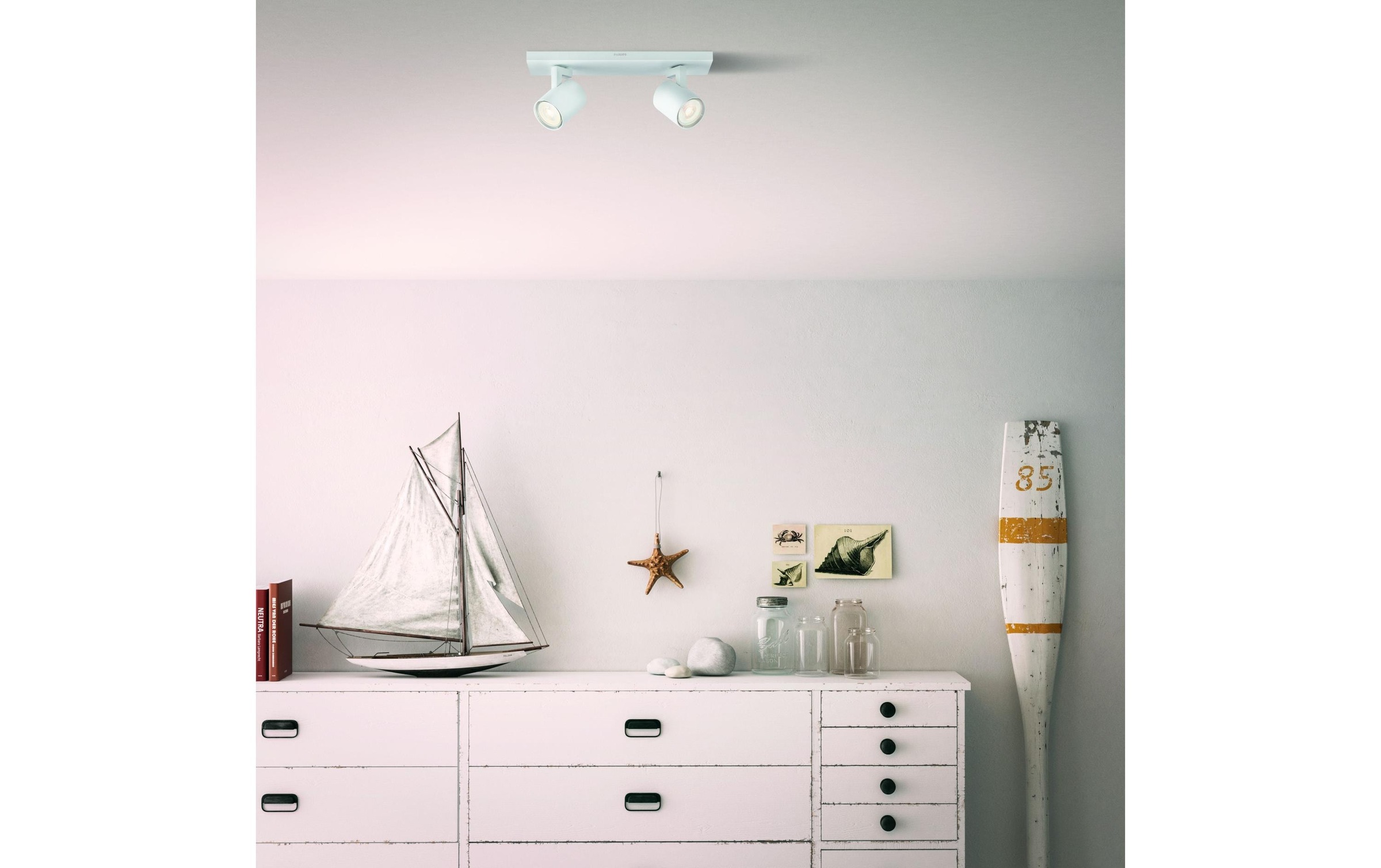 Philips Deckenspot »myLiving Runner«, 2 flammig, Leuchtmittel GU10 | LED wechselbar
