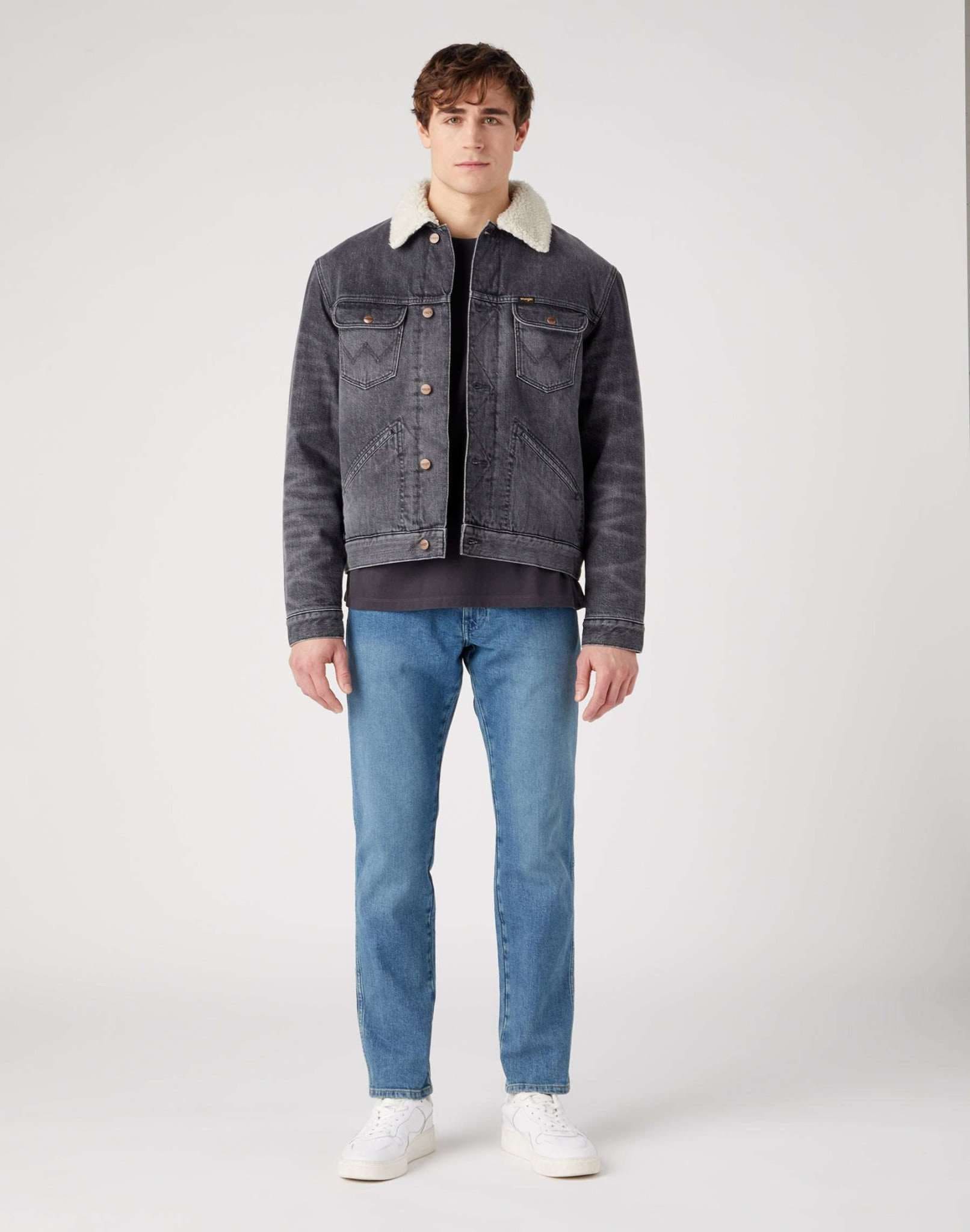 Wrangler Jeansjacke »Wrangler Jeansjacken 124MJ Sherpa«