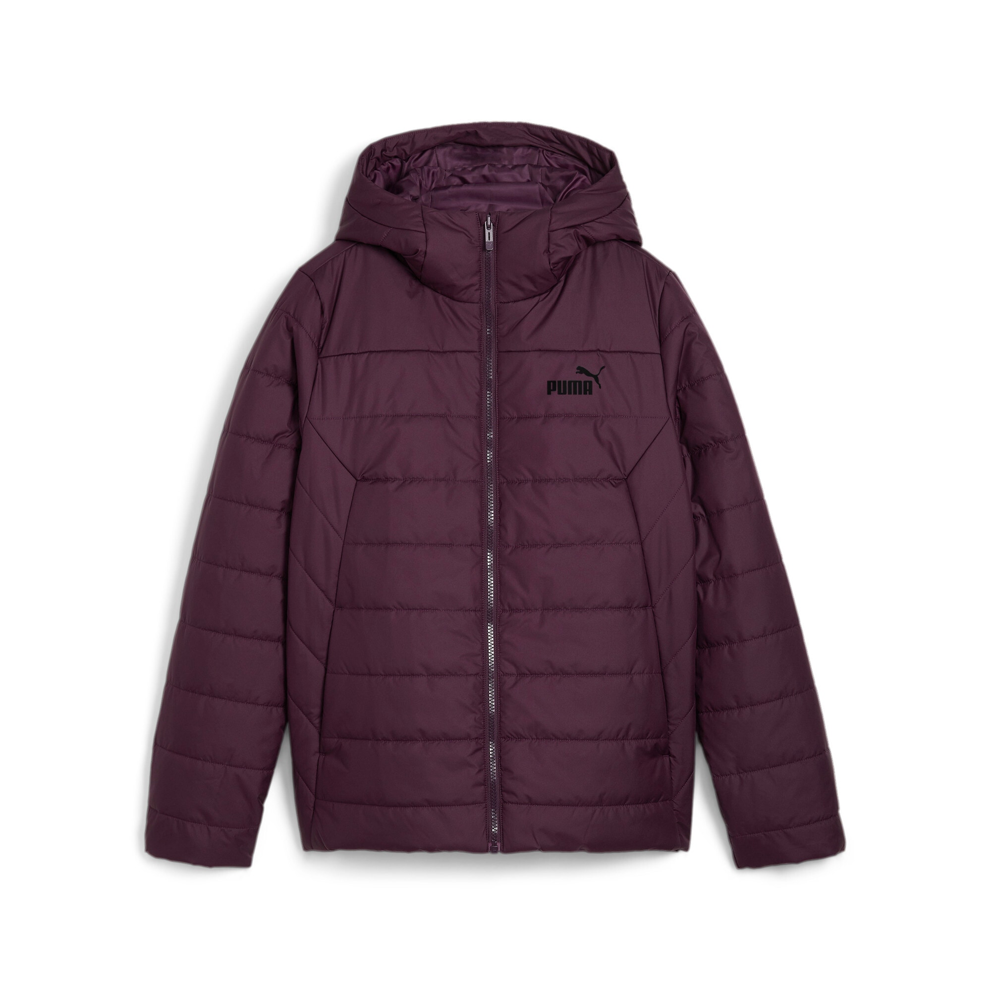 PUMA Winterjacke »ESS HOODED PADDED JACKET« mit Kapuze mit rainCELL-Technologie, mit Kapuze und Stehkragen
