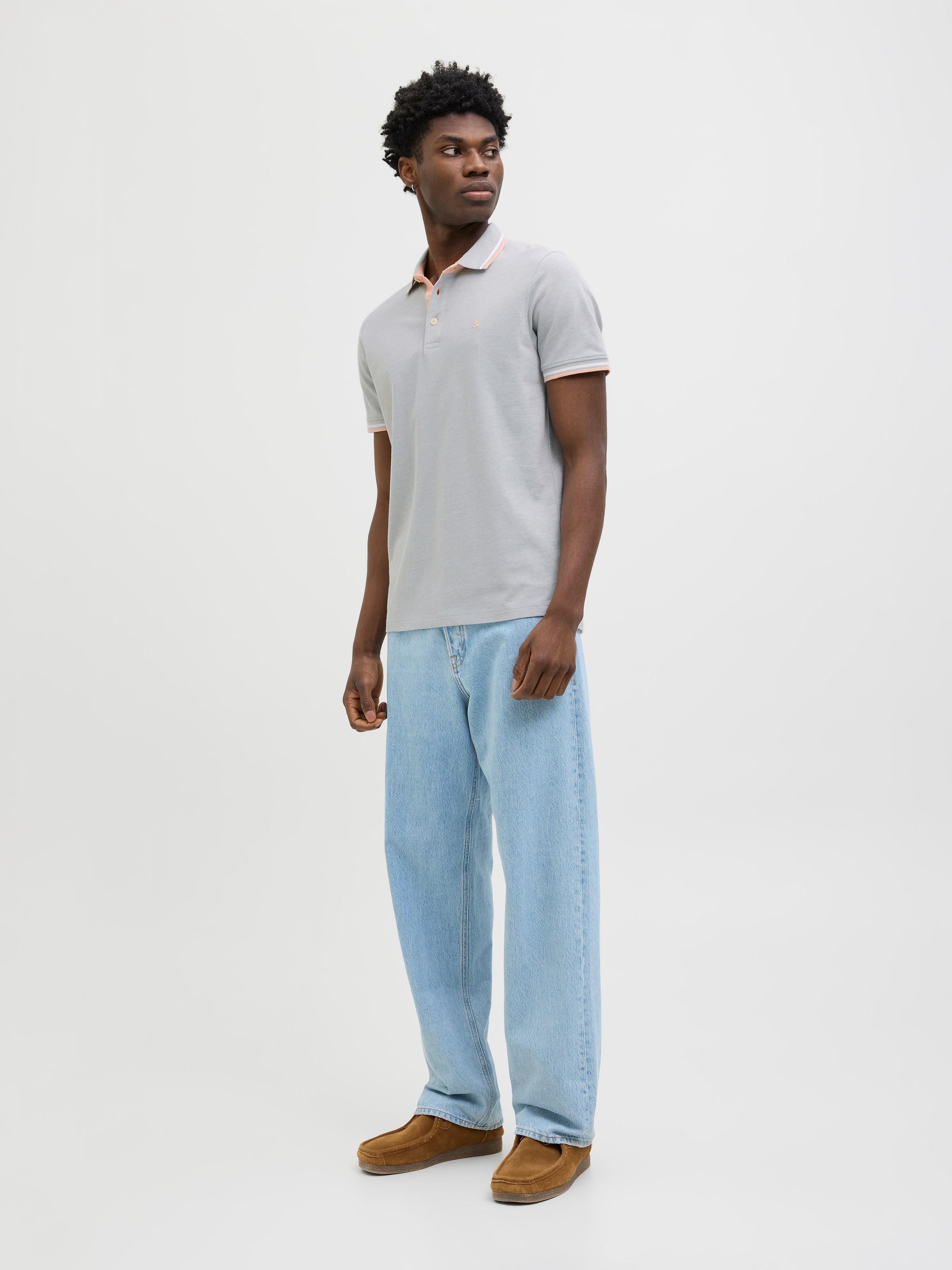 Jack & Jones Poloshirt »JJEPAULOS POLO SS NOOS«, mit Logo Stickerei